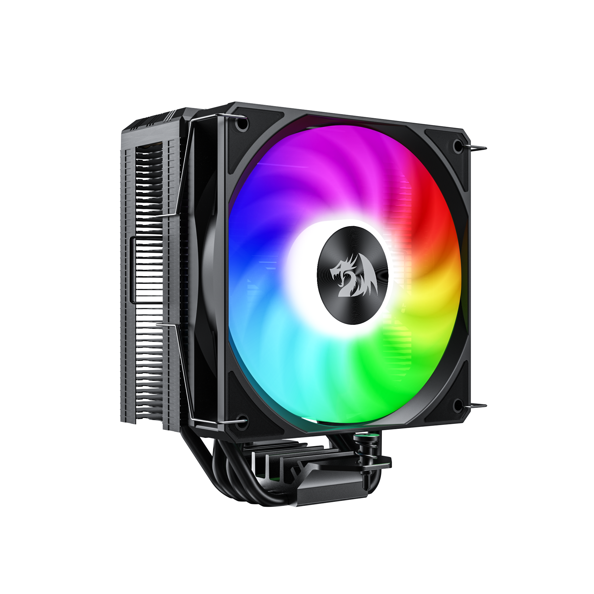 Pendingin CPU REDRAGON CC-1013 Dengan Tampilan Suhu Kipas RGB 12cm 4 Pipa Panas