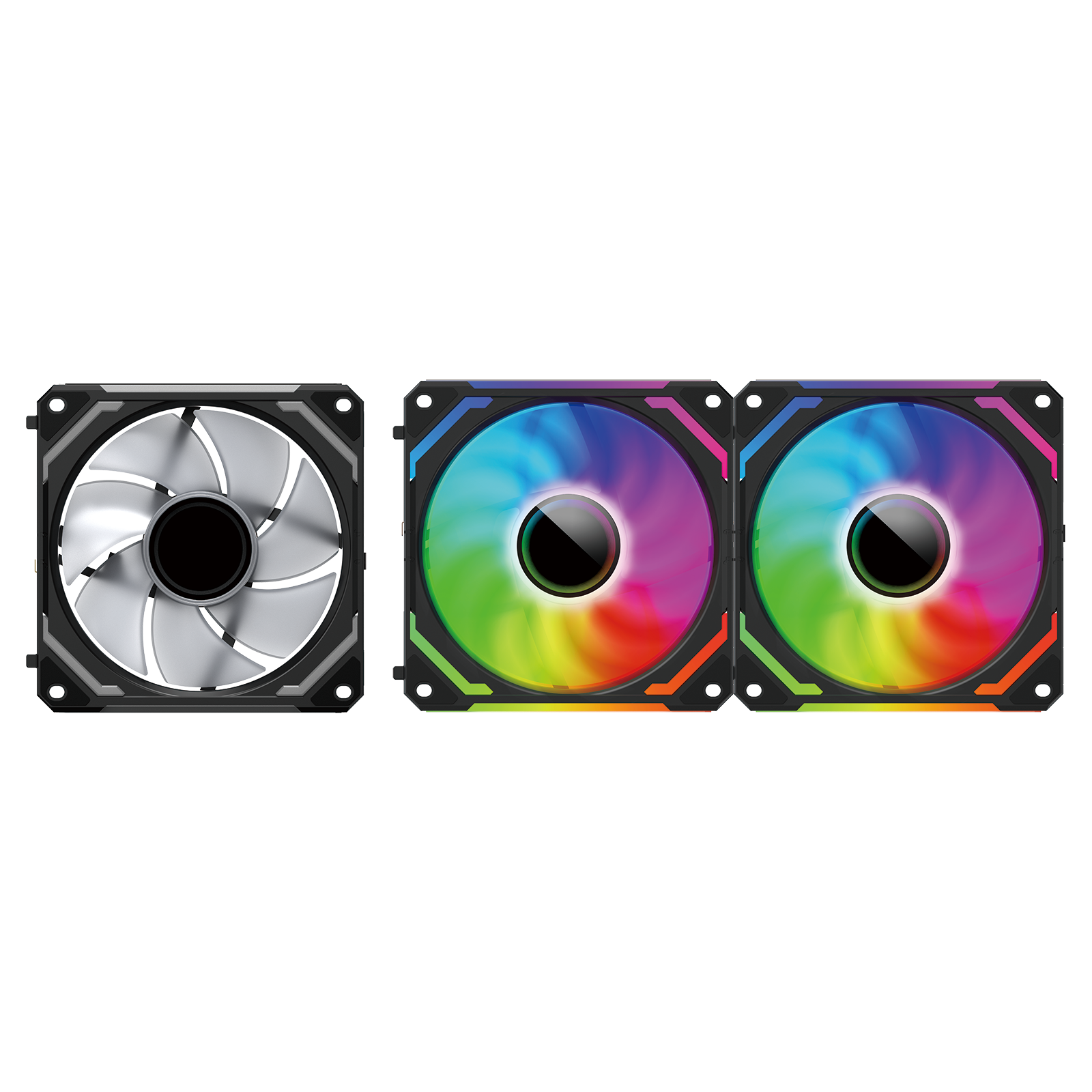 Kipas Pendingin PC Rantai Daisy GC-F012 12cm ARGB