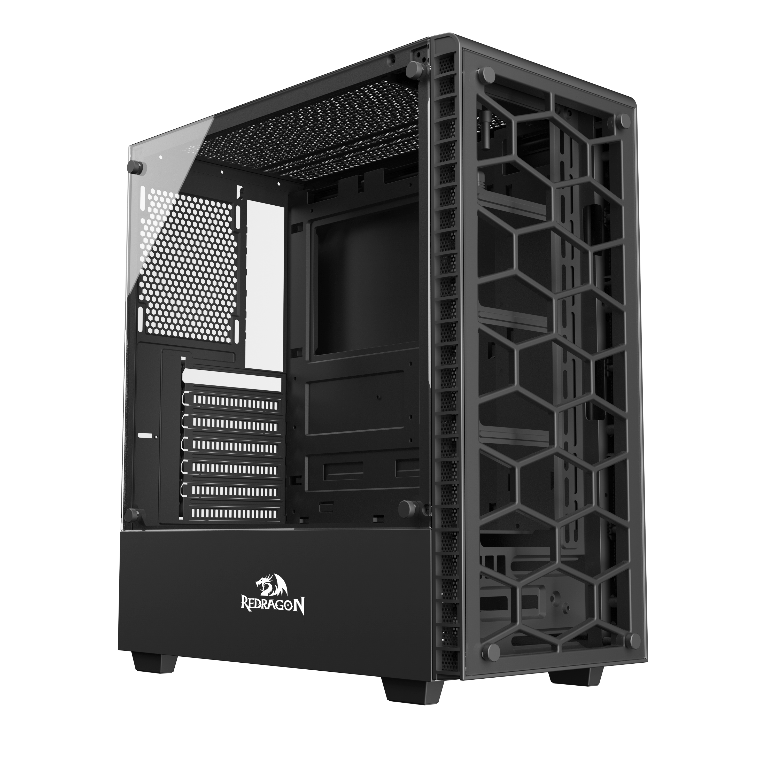 Casing PC Gaming Kaca Samping FIREFLIGHT GC-624 ATX