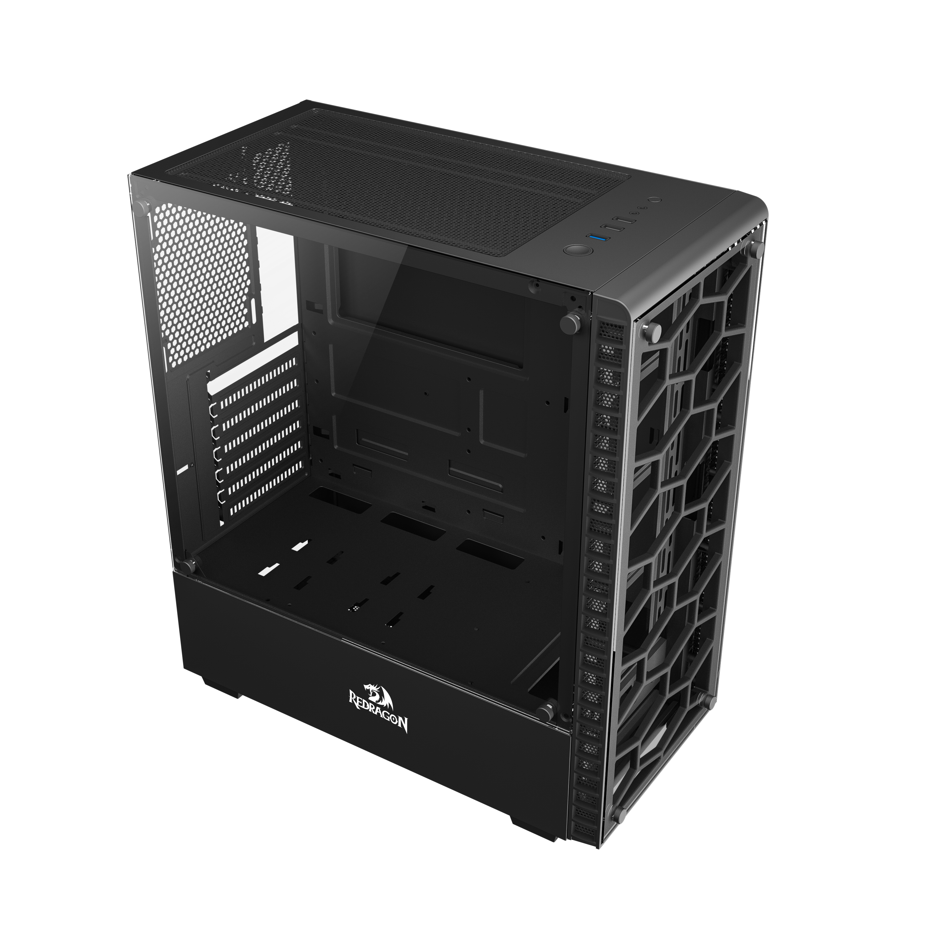 Casing PC Gaming Kaca Samping FIREFLIGHT GC-624 ATX