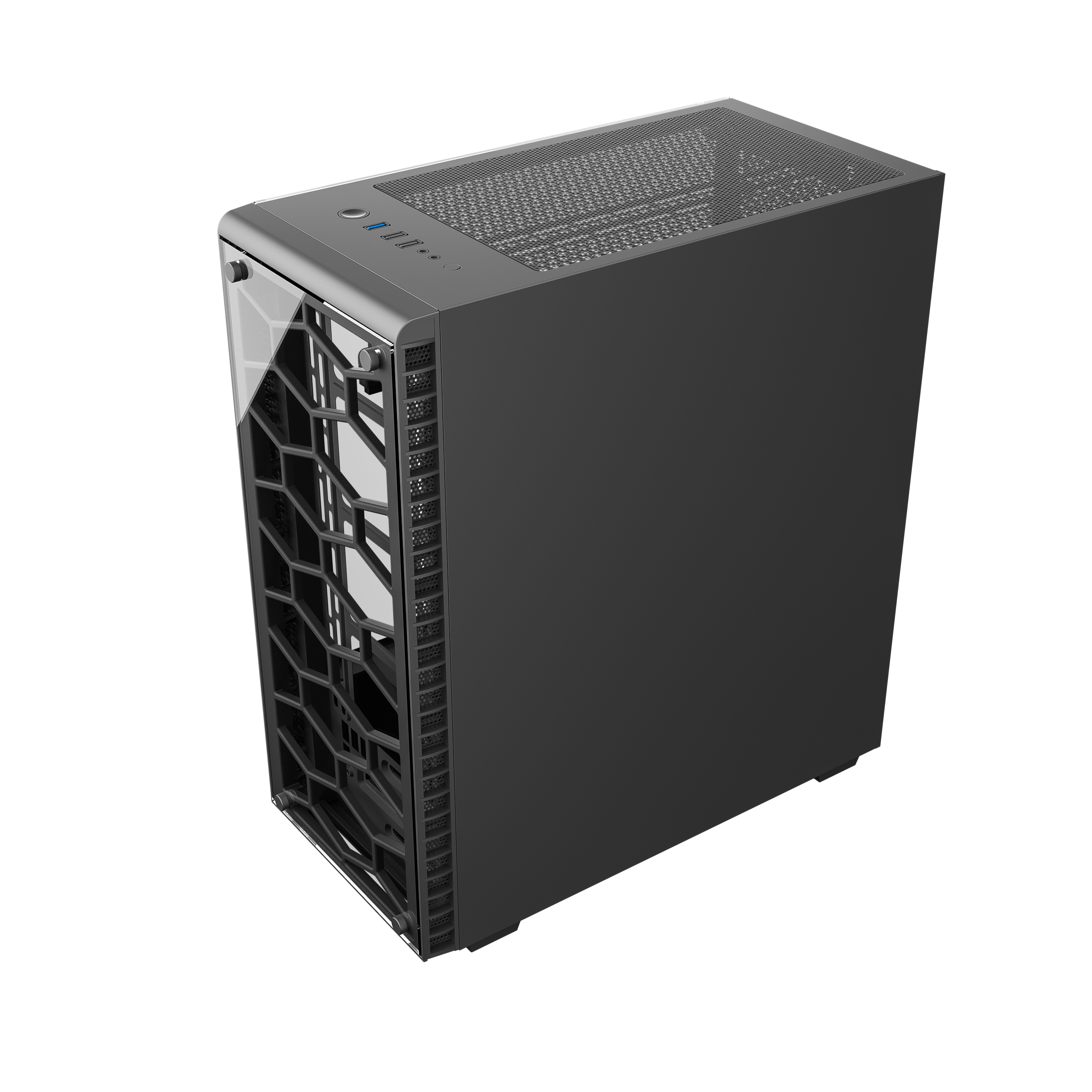 Casing PC Gaming Kaca Samping FIREFLIGHT GC-624 ATX