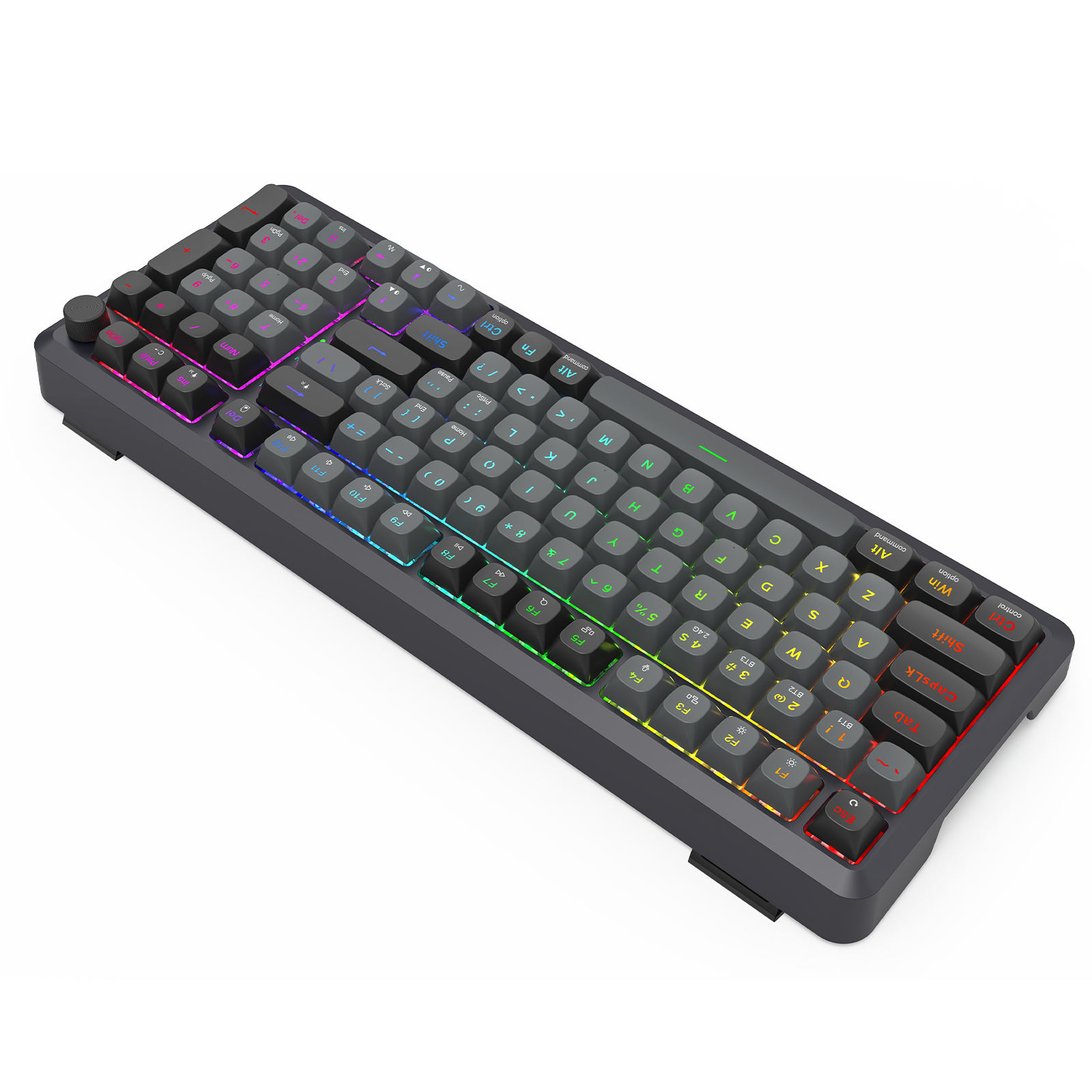 BRAGI PRO K688-RGB-PRO 3-Mode Connection GASKET Mounted Gaming Mechanical Keyboard