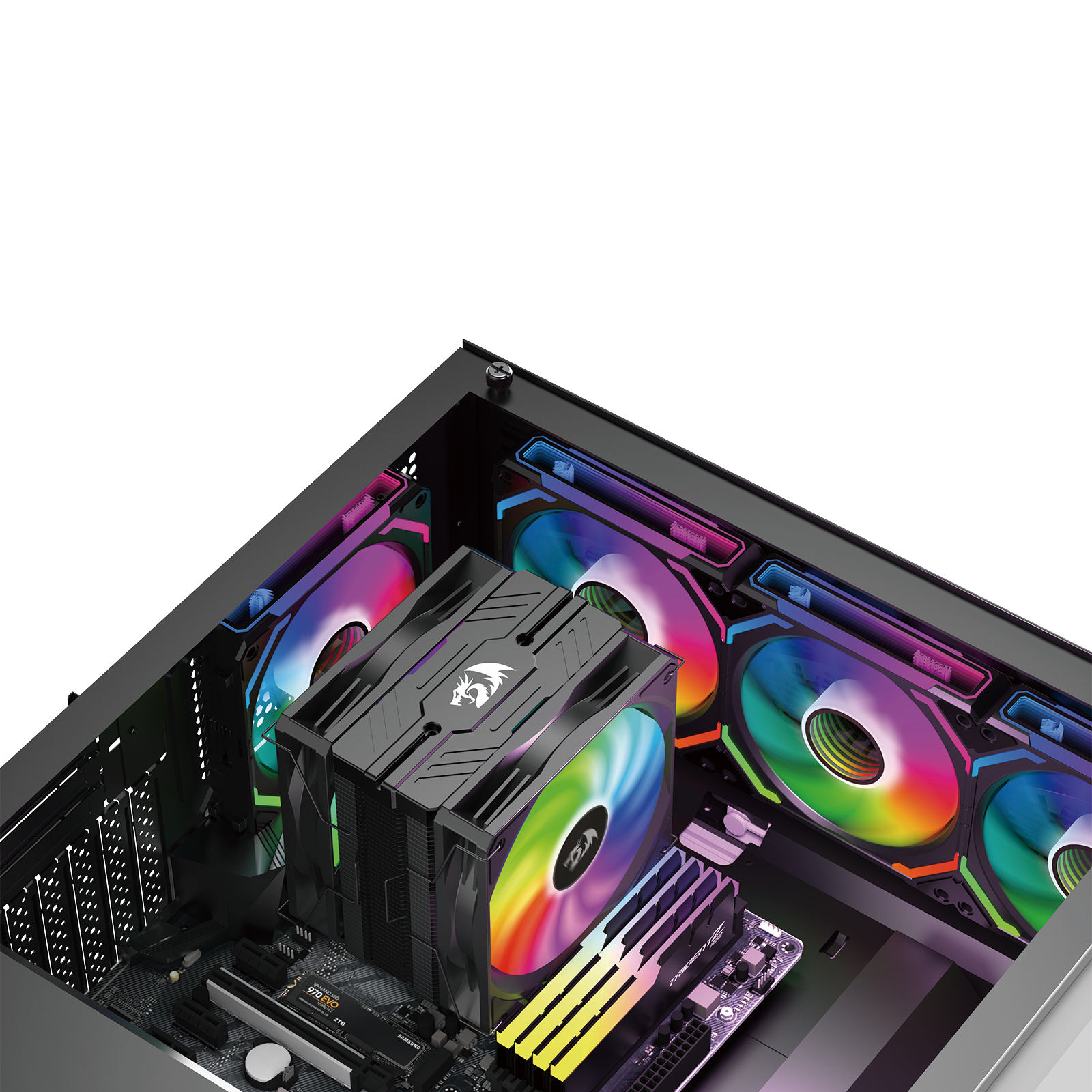 Kipas Pendingin PC Rantai Daisy GC-F012 12cm ARGB