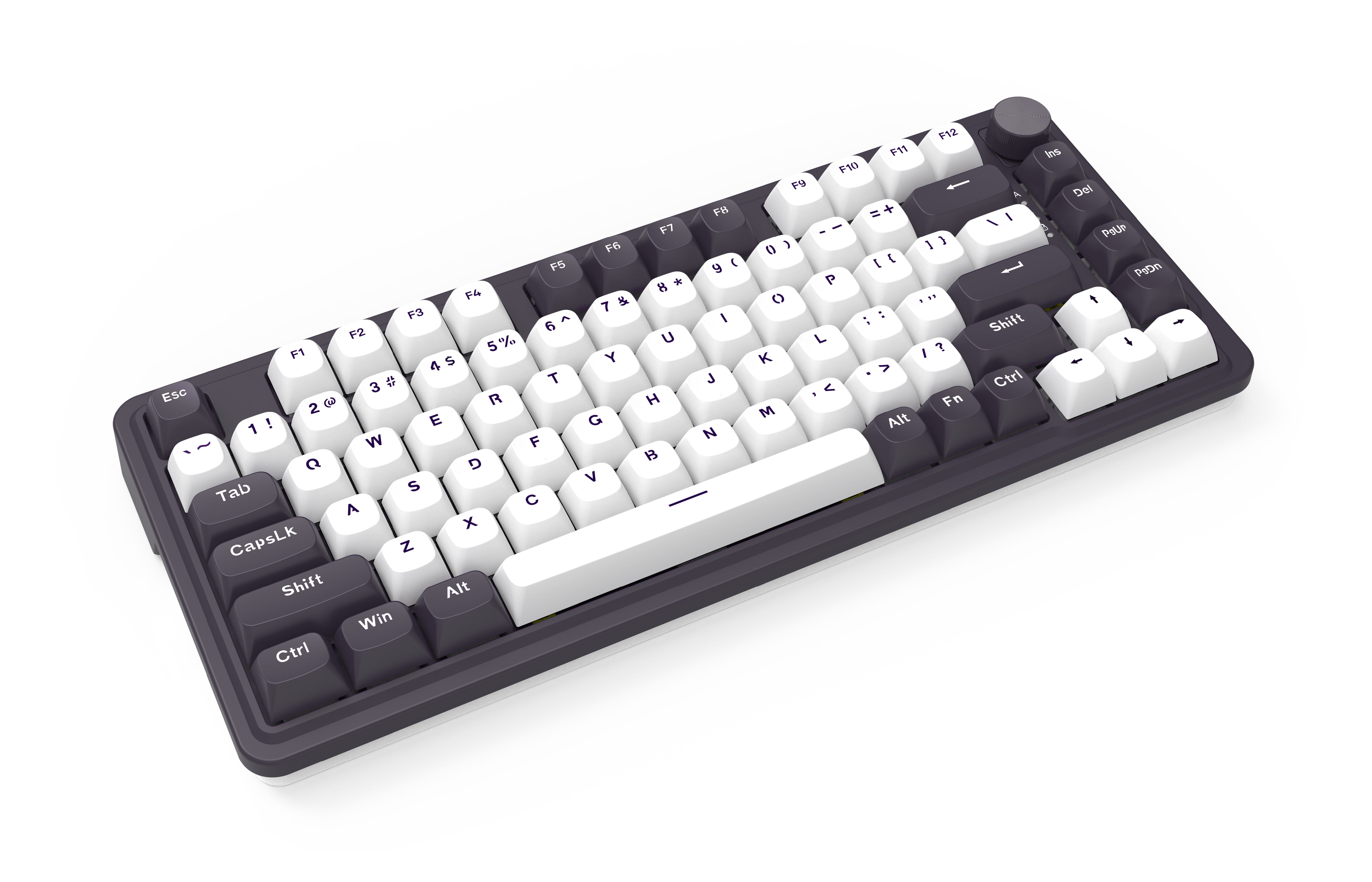 Redragon K715 PRO QMK/VIA Custom Gaming Keyboard, 81 Keys Wireless Programmable Gasket Mechanical Keyboard w/Hot-Swap Socket, Dedicated Knob Control & 5-Layer Noise Dampening, Custom Linear Switch