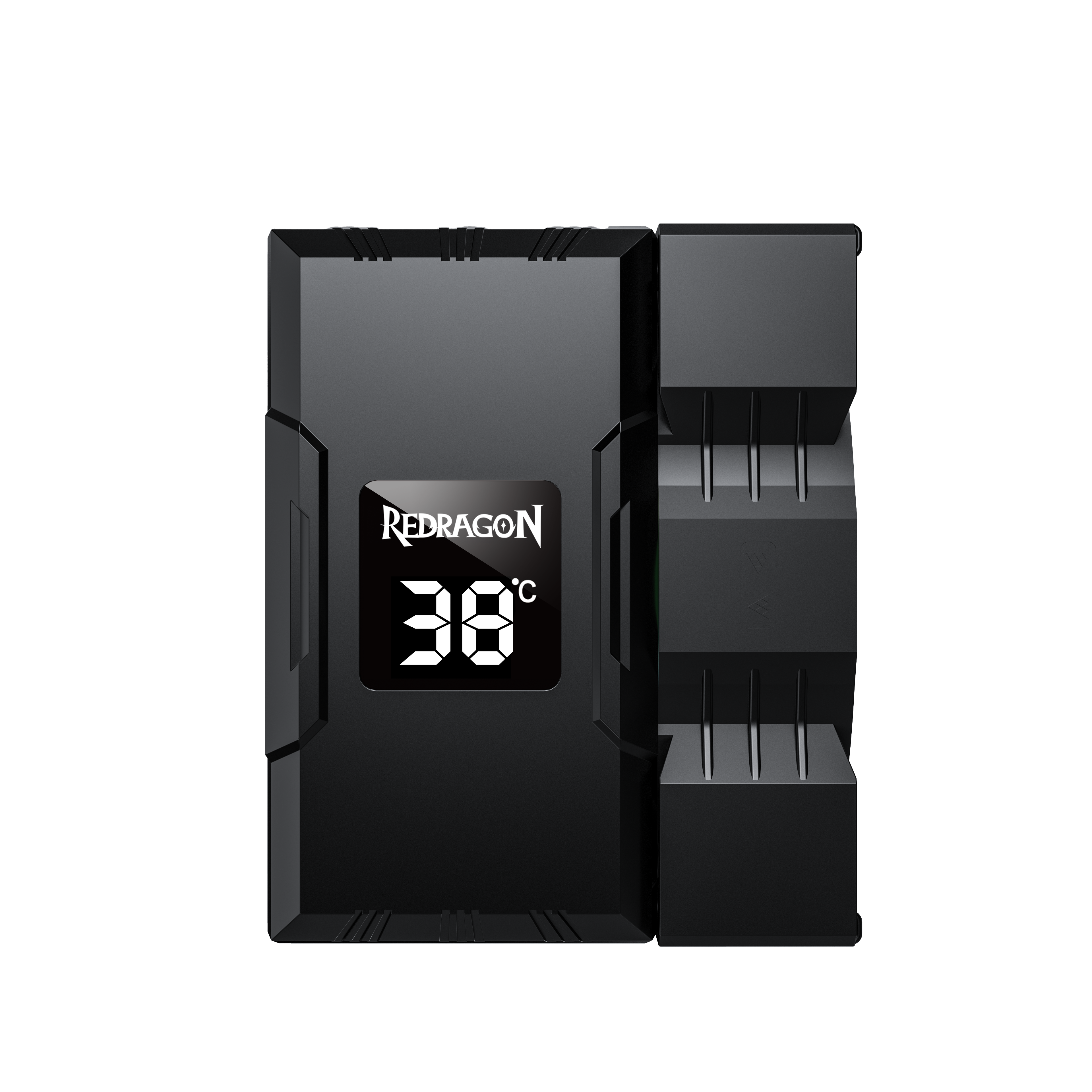Pendingin CPU REDRAGON CC-1014 Dengan Layar Suhu Kipas RGB 9cm 4 Pipa Panas
