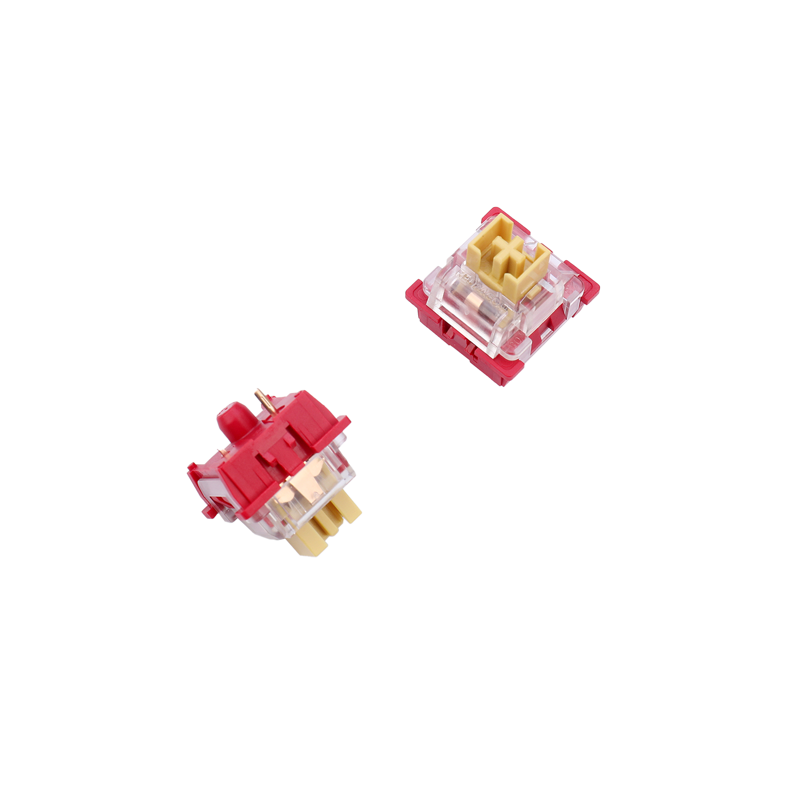 Redragon A113 Bullet-F Tactile Mechanical Switch, Hot-Swappable DIY Keyboard Clicky Switch Mod, 50 Million Click(24 pcs Switches, Keycap + Switch Puller)