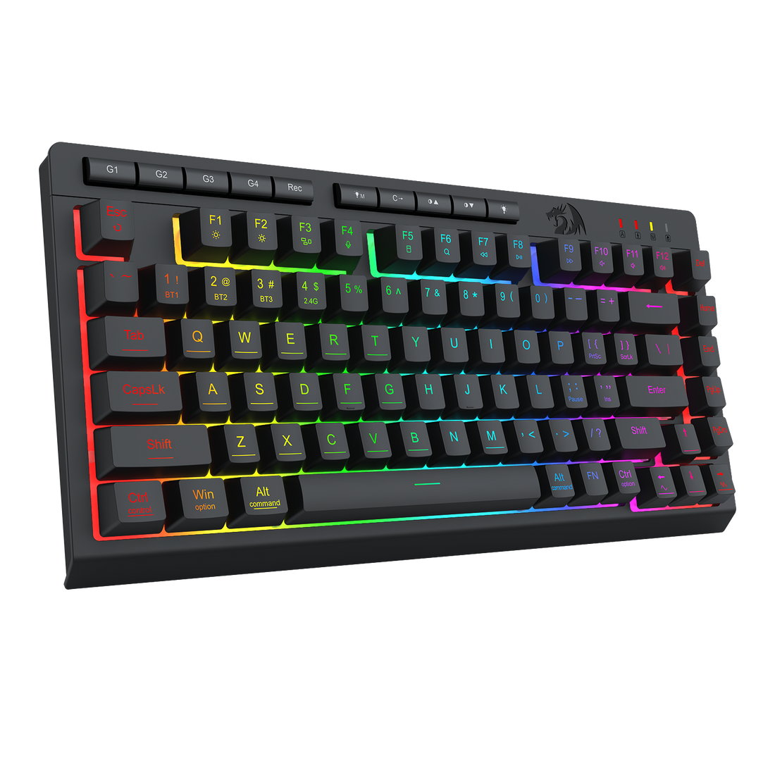 CRESCENT PRO K524RGB-PRO 3 Modes Connection 75% Membrane Gaming Keyboard