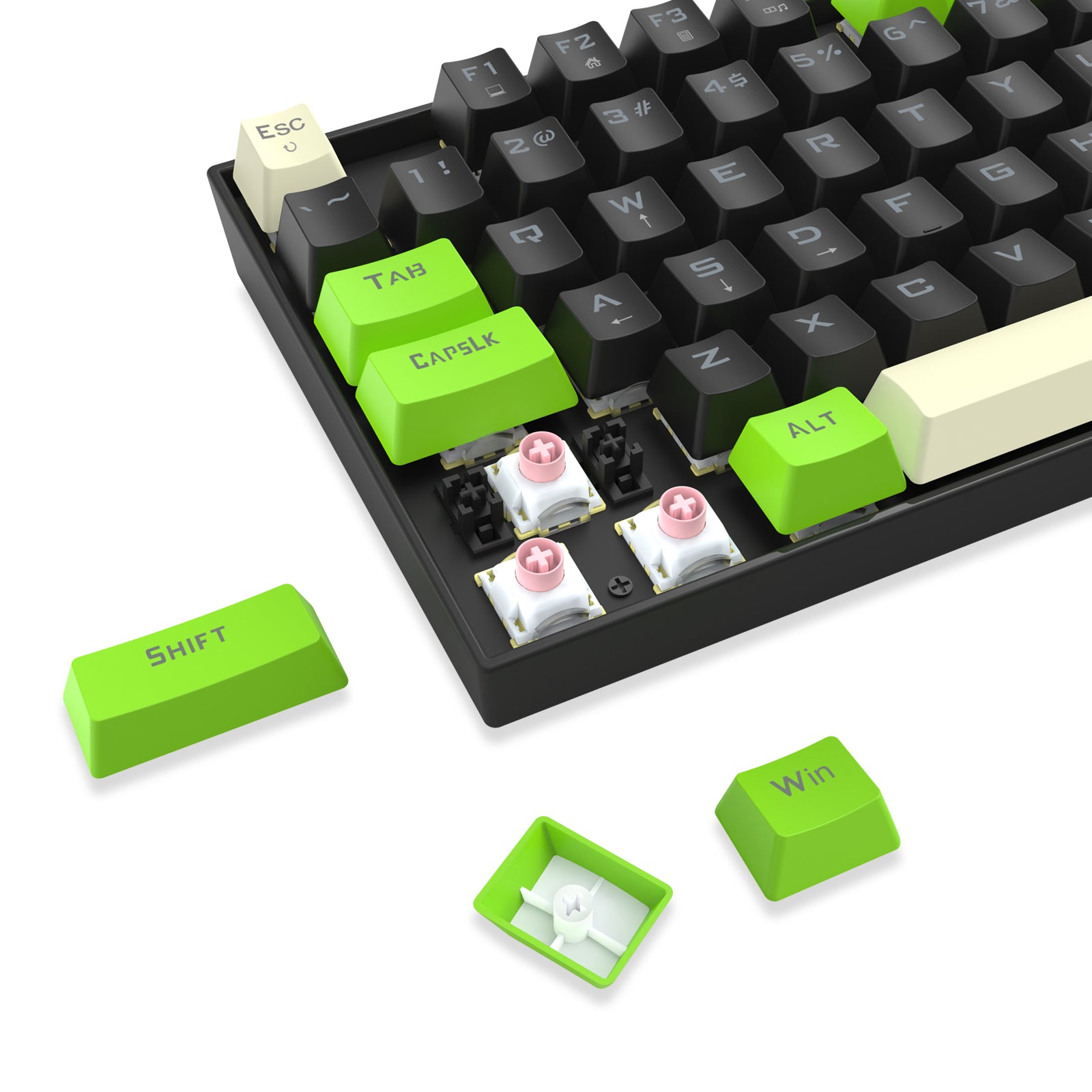 KEYBOARD SAKLAR MAGNETIK KUMARA K552BGC-M WIRED TKL RT
