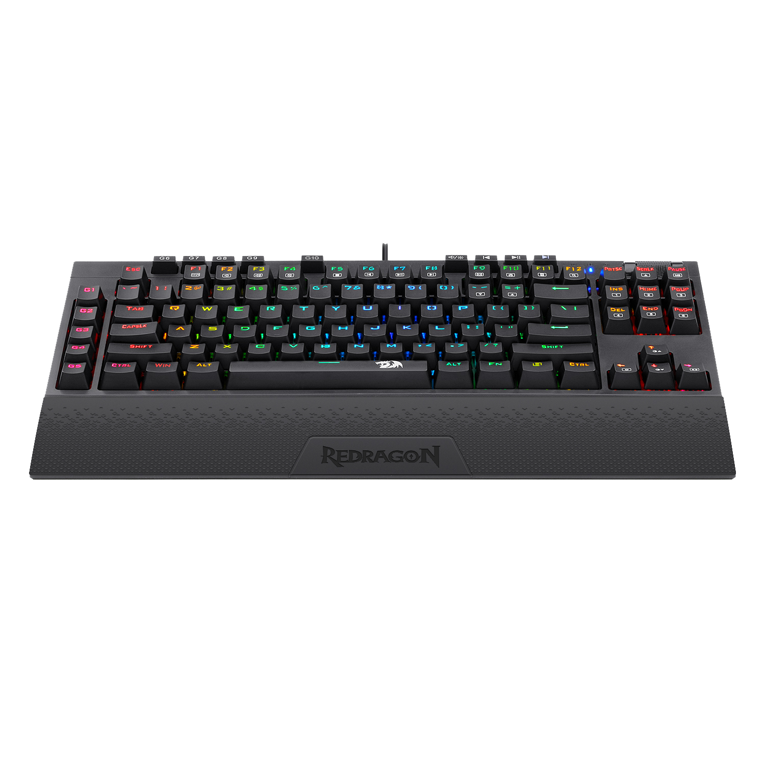 Redragon K596 VISHNU 87 Keys TKL Wired RGB Mechanical Gaming Keyboard