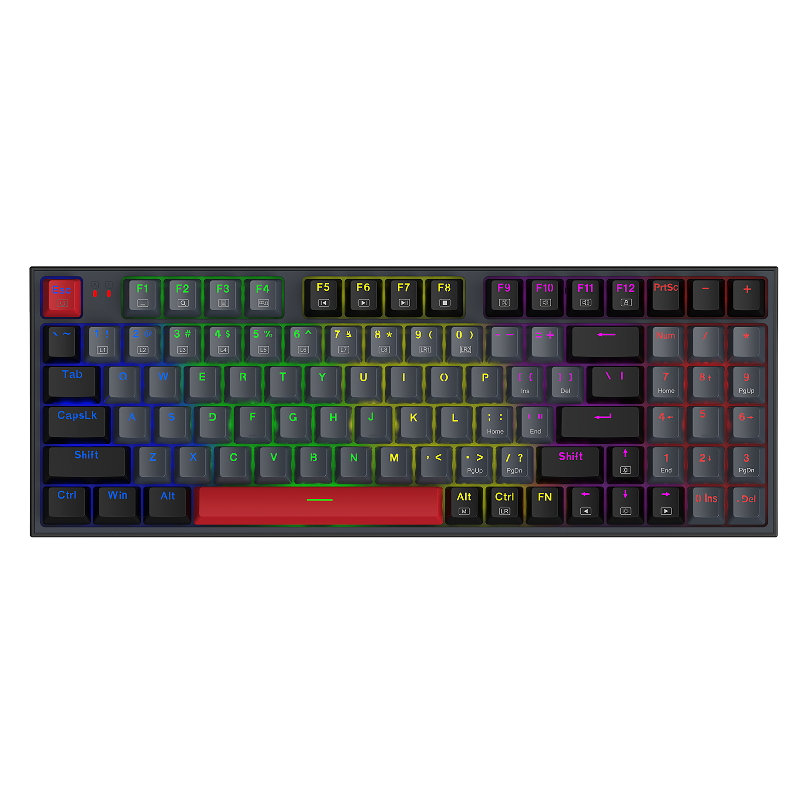 Redragon KITAVA LITE K636GLR-R/ K636LGR-R Wired gaming mechanical keyboard