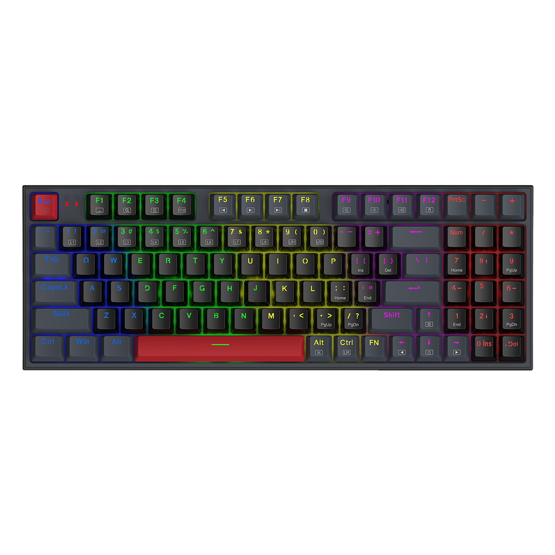 Redragon KITAVA LITE K636GLR-R/ K636LGR-R Wired gaming mechanical keyboard
