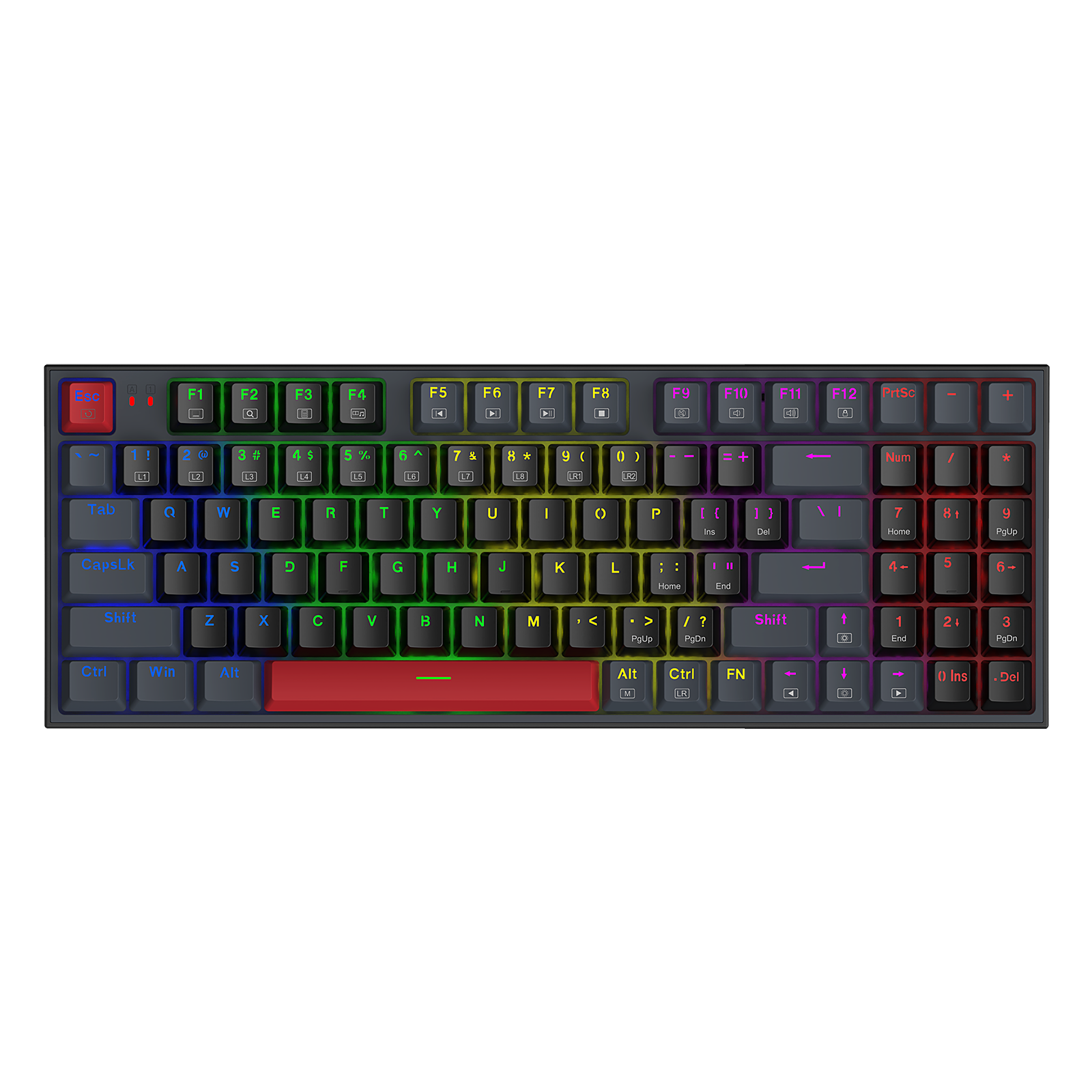 Redragon KITAVA LITE K636GLR-R/ K636LGR-R Wired gaming mechanical keyboard