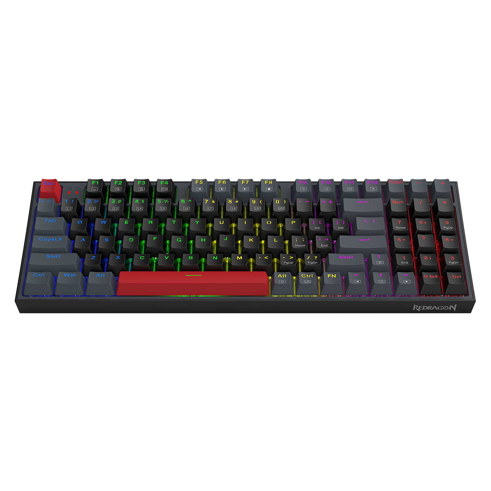 Redragon KITAVA LITE K636GLR-R/ K636LGR-R Wired gaming mechanical keyboard