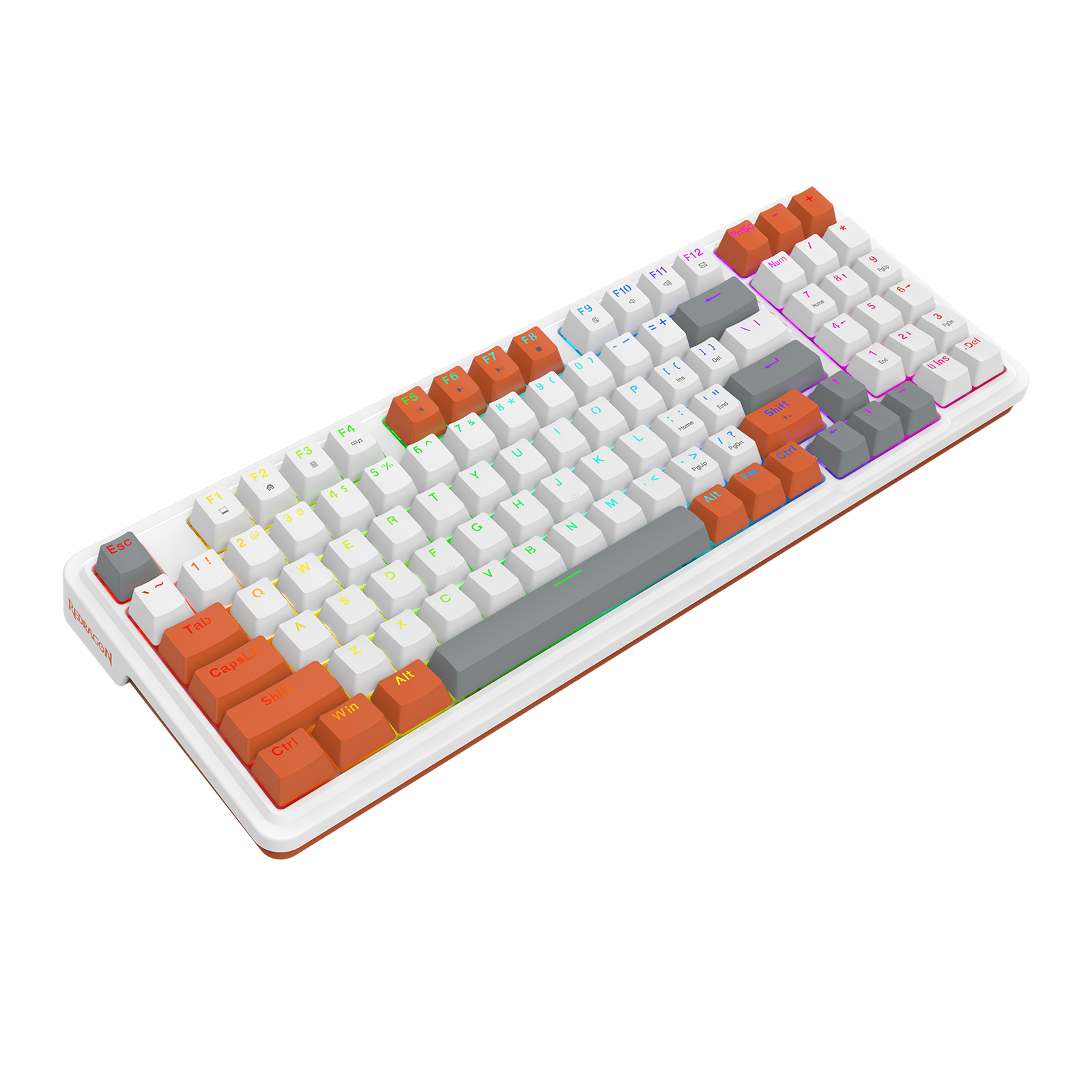 Redragon K664WOB-RGB GLORIA Wired 94 keys GASKET mounted gaming mechanical