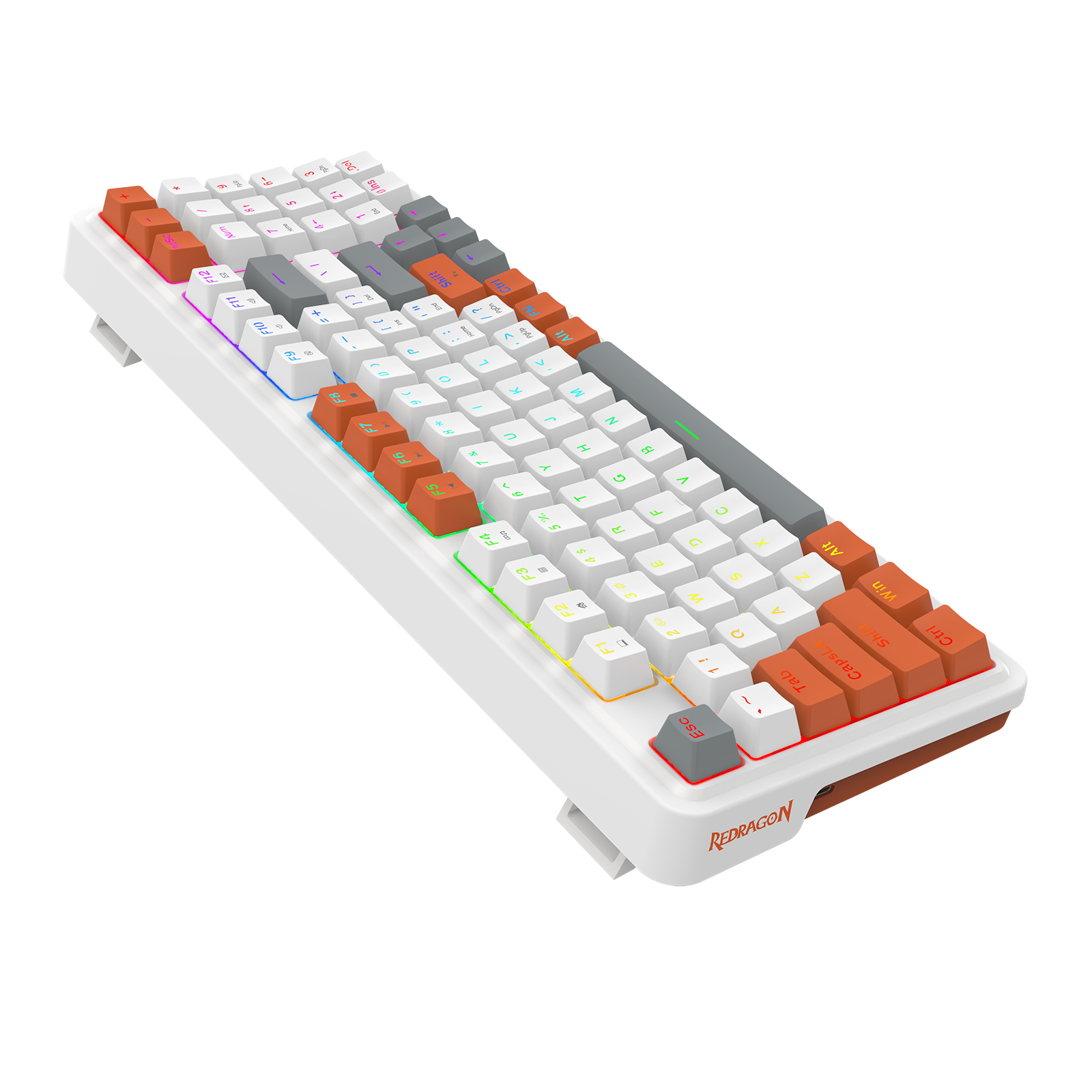 Redragon K664WOB-RGB GLORIA Wired 94 keys GASKET mounted gaming mechanical