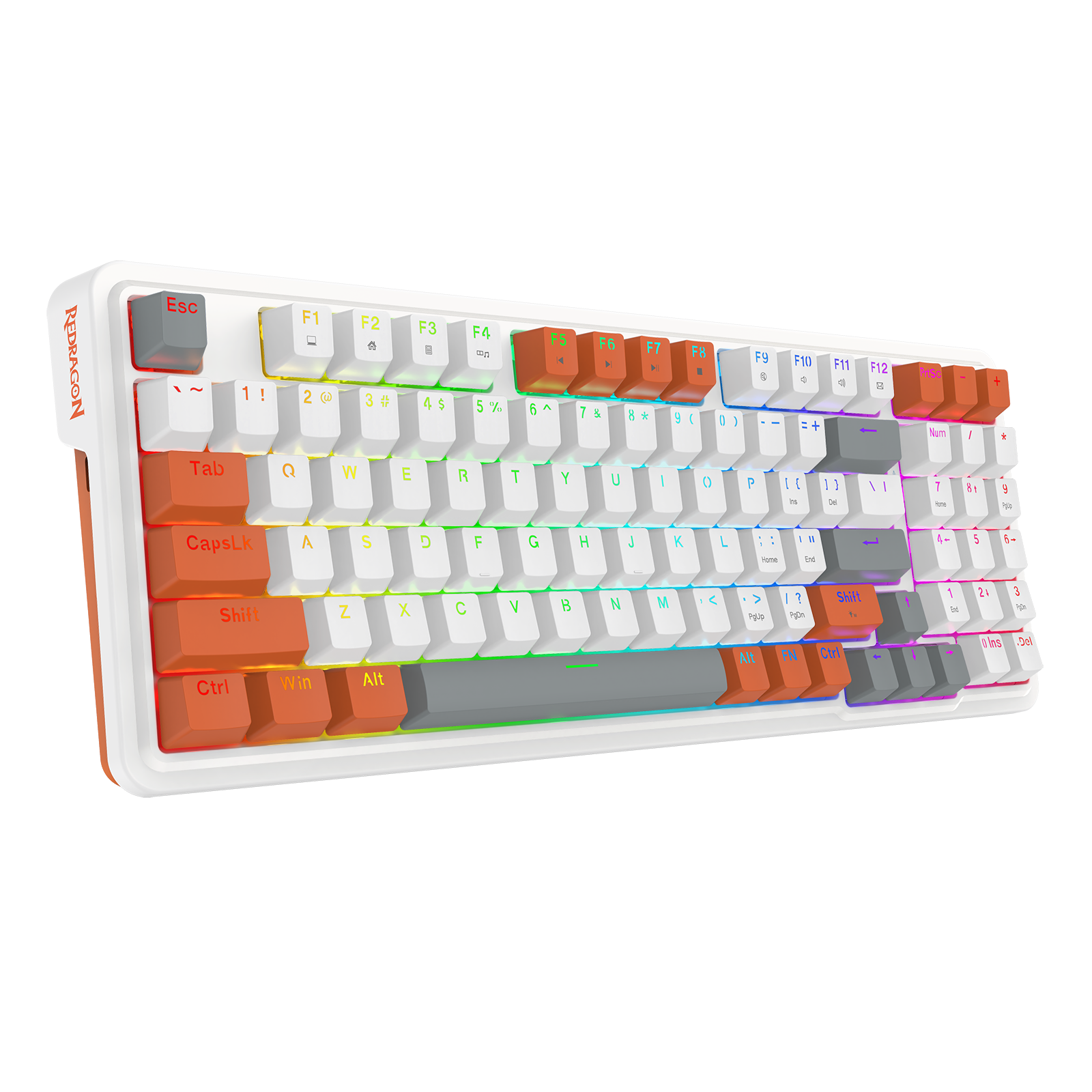 Redragon K664WOB-RGB GLORIA Wired 94 keys GASKET mounted gaming mechanical