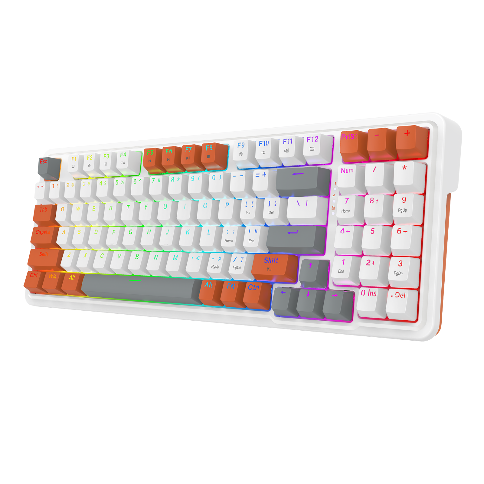 Redragon K664WOB-RGB GLORIA Wired 94 keys GASKET mounted gaming mechanical