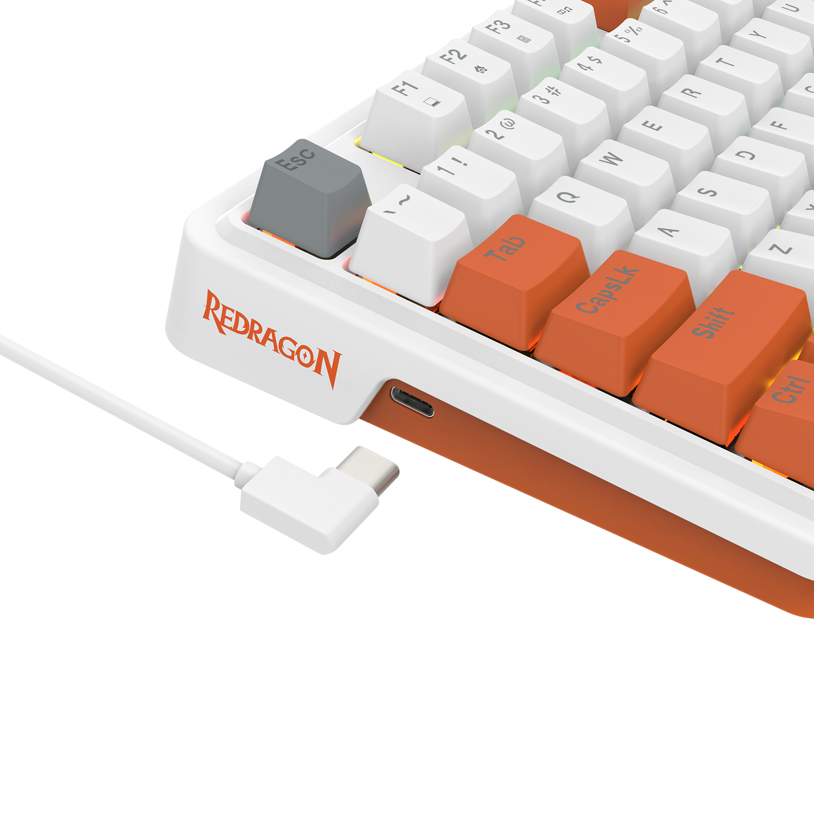 Redragon K664WOB-RGB GLORIA Wired 94 keys GASKET mounted gaming mechanical