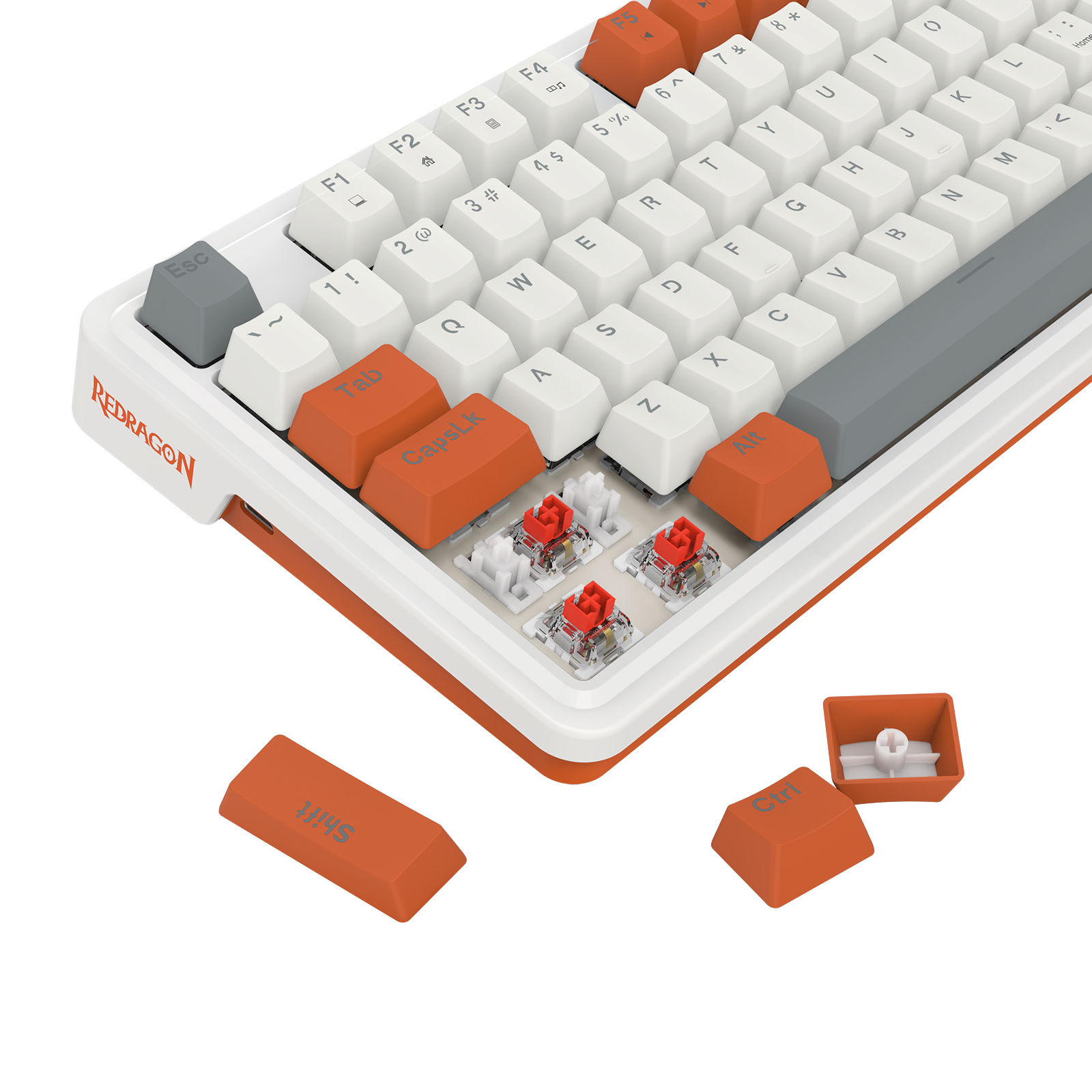 Redragon K664WOB-RGB GLORIA Wired 94 keys GASKET mounted gaming mechanical