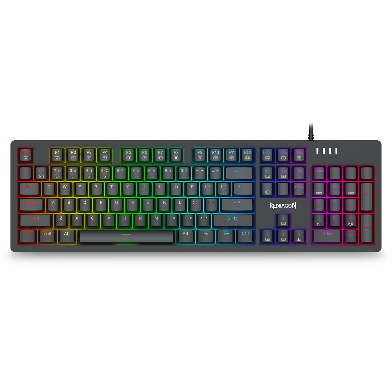 SINGED K679-RGB KEYBOARD MEKANIK FULL SIZE HOT-SWAPPABLE BERKABEL