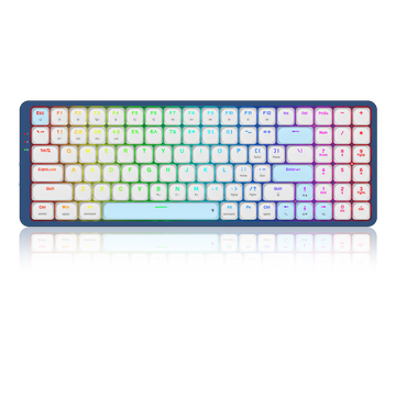 Redragon K684WB-RGB-PRO EVA PRO Papan ketik mekanis 94 tombol profil rendah koneksi 3 mode