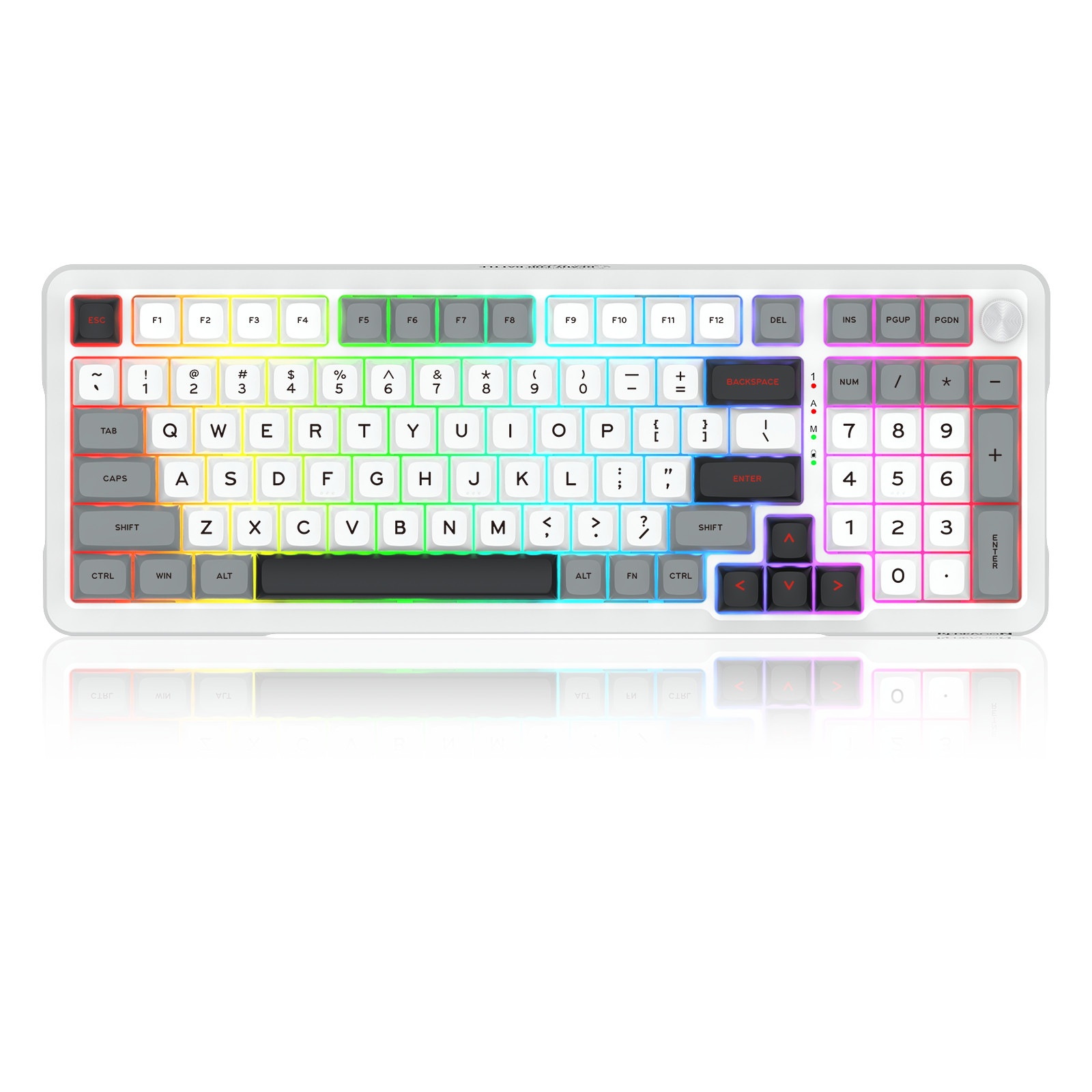 BRAGI PRO K688-RGB-PRO 3-Mode Connection GASKET Mounted Gaming Mechanical Keyboard