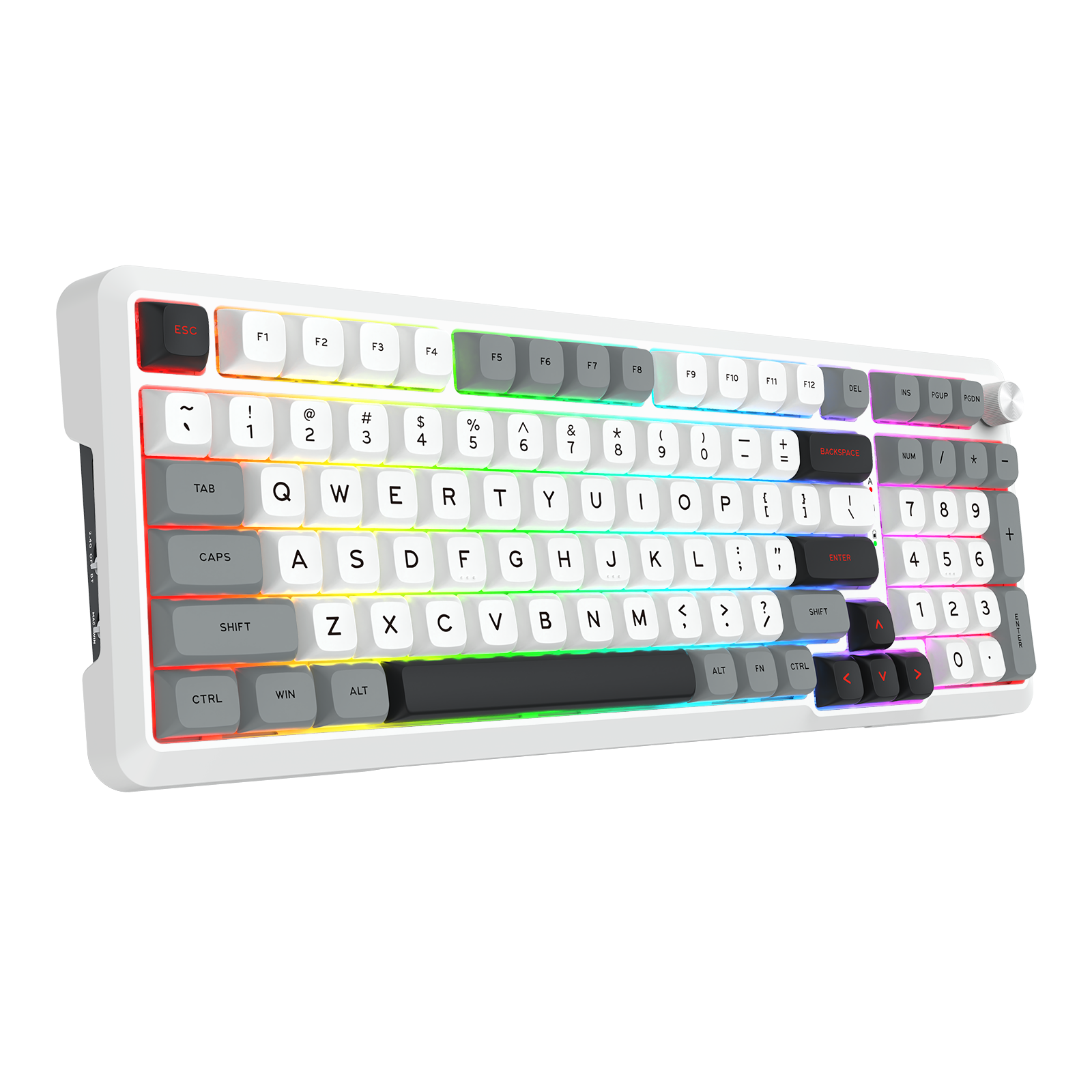 BRAGI PRO K688-RGB-PRO 3-Mode Connection GASKET Mounted Gaming Mechanical Keyboard