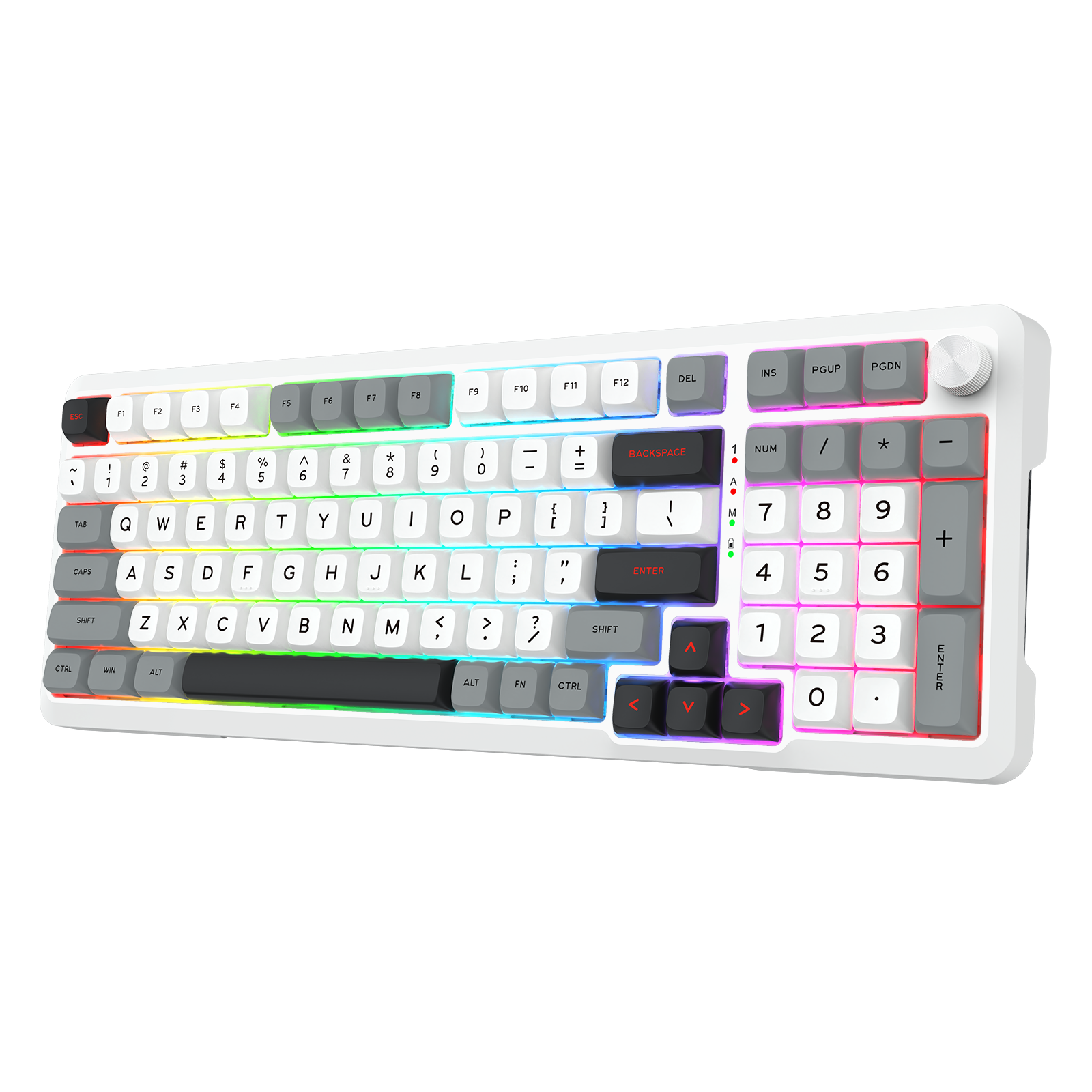 BRAGI PRO K688-RGB-PRO 3-Mode Connection GASKET Mounted Gaming Mechanical Keyboard