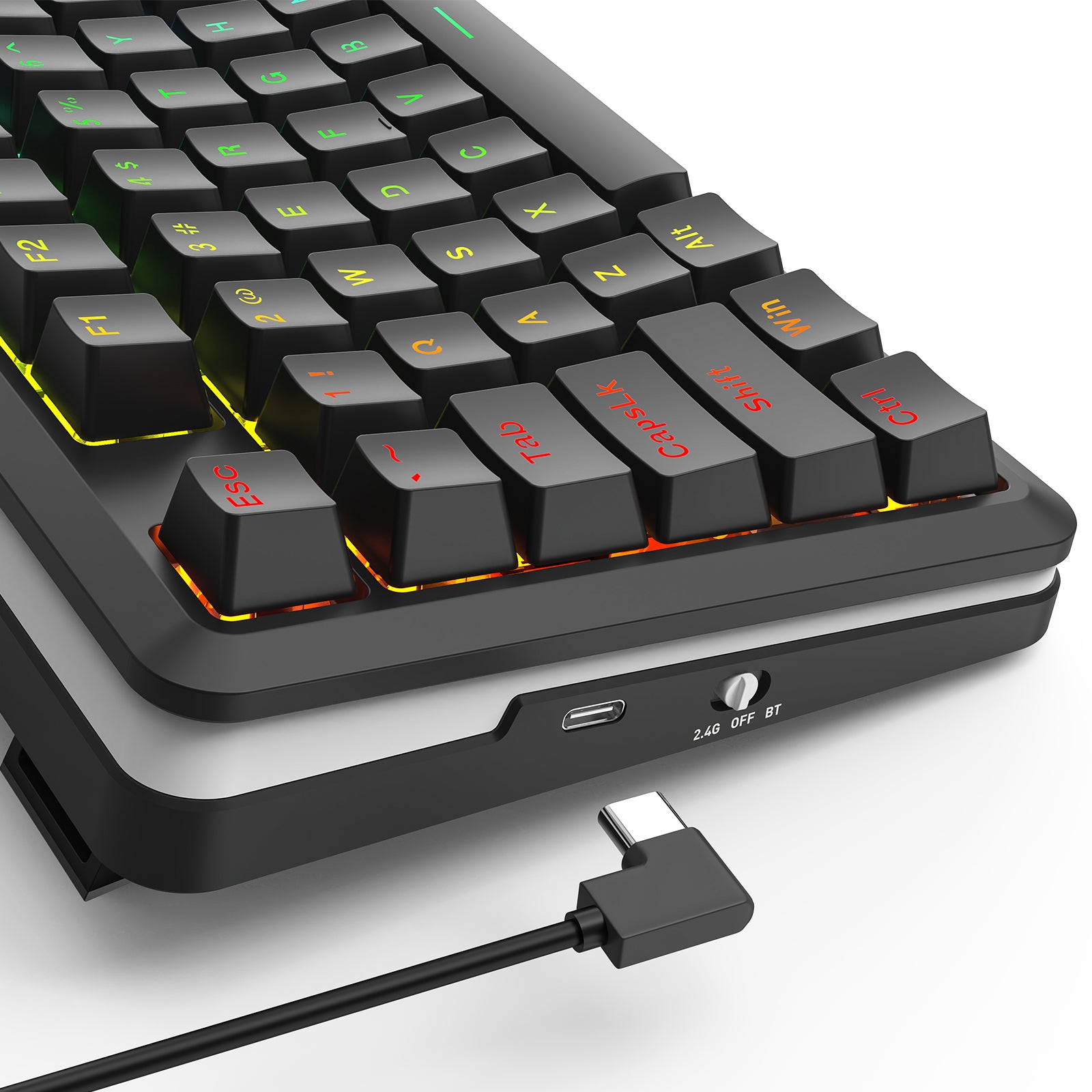KEYBOARD MEKANIK REDRAGON STORMRAZOR K713RGB-PRO 3-MODE KONEKSI GASKET MOUNTED