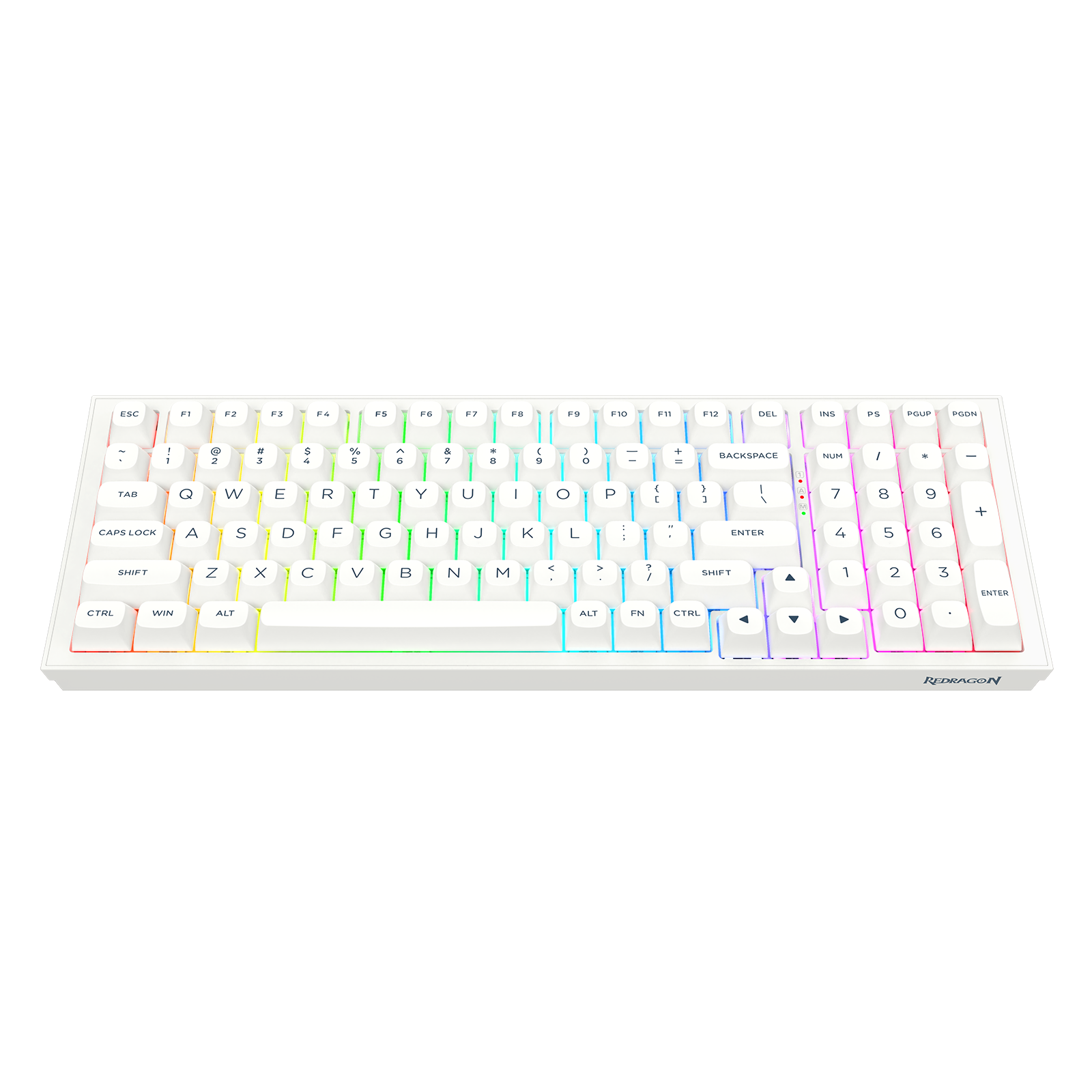 FLAMBERGE K723 Keyboard Mekanik Gaming GASKET Mounted 90% dengan 3 Mode Koneksi