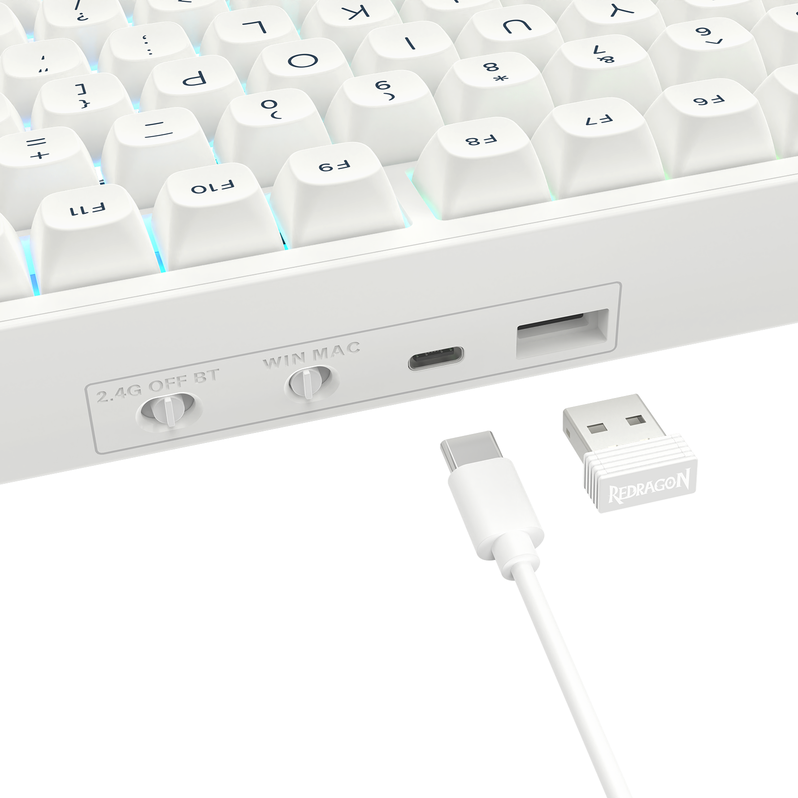 FLAMBERGE K723 Keyboard Mekanik Gaming GASKET Mounted 90% dengan 3 Mode Koneksi
