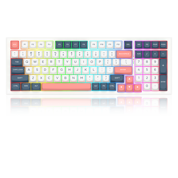 FLAMBERGE K723 Keyboard Mekanik Gaming GASKET Mounted 90% dengan 3 Mode Koneksi