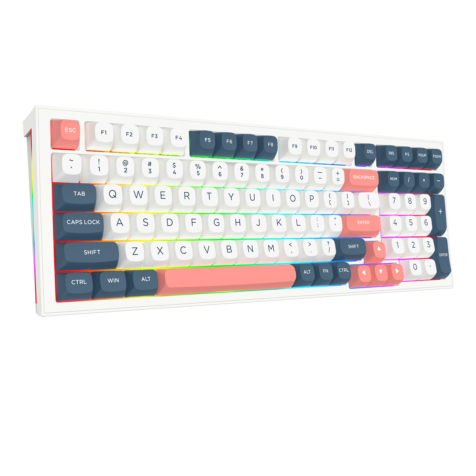 FLAMBERGE K723 Keyboard Mekanik Gaming GASKET Mounted 90% dengan 3 Mode Koneksi