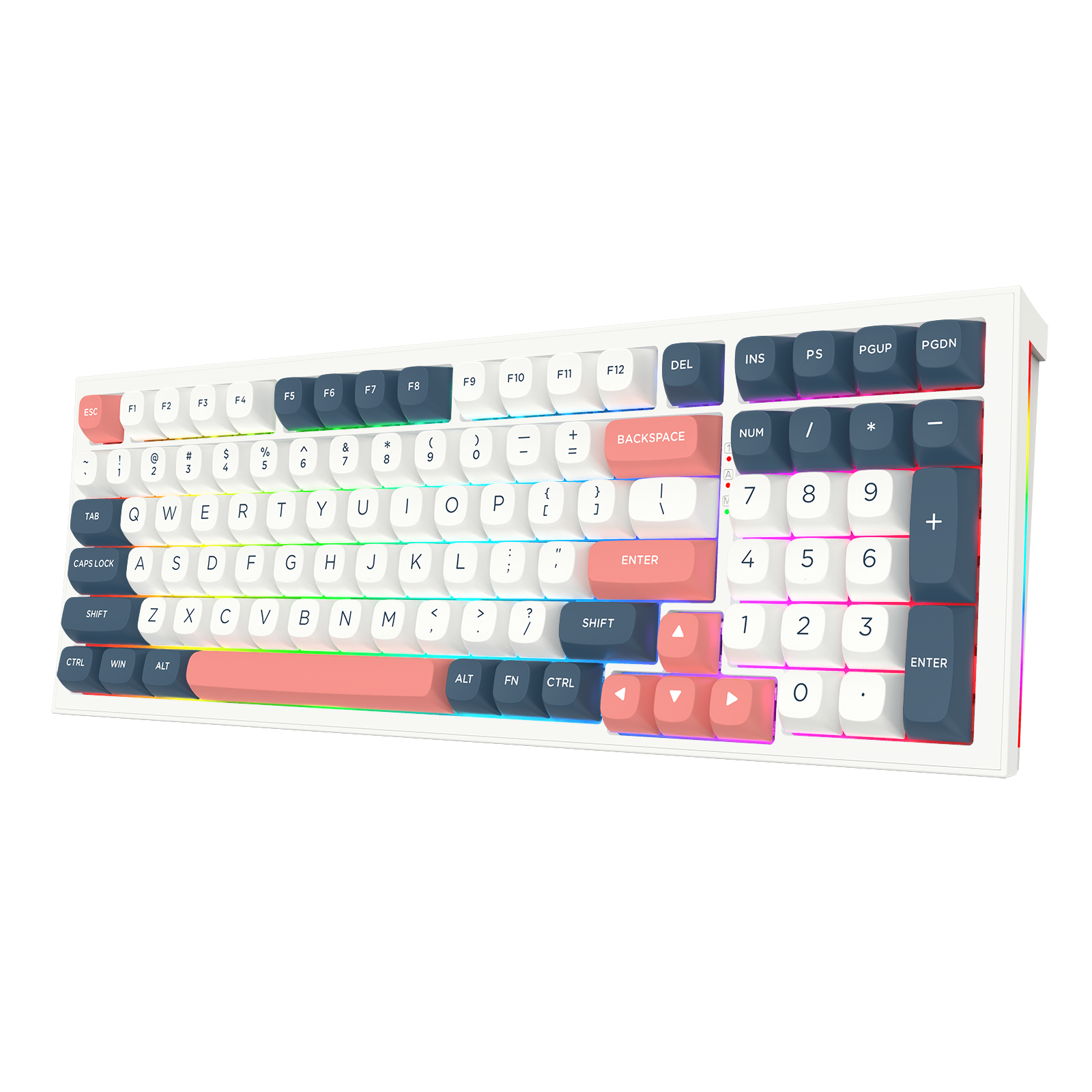 FLAMBERGE K723 Keyboard Mekanik Gaming GASKET Mounted 90% dengan 3 Mode Koneksi