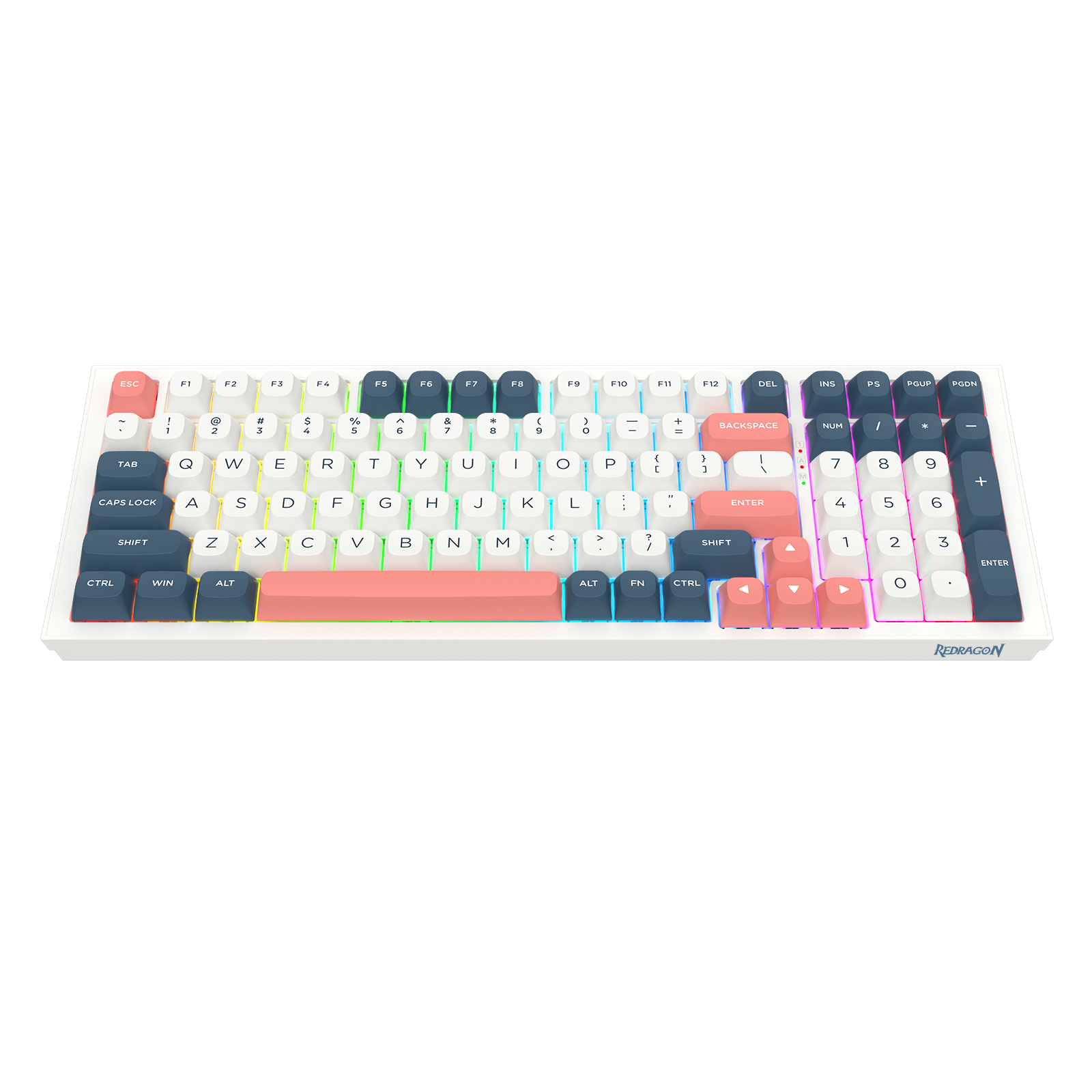 FLAMBERGE K723 Keyboard Mekanik Gaming GASKET Mounted 90% dengan 3 Mode Koneksi