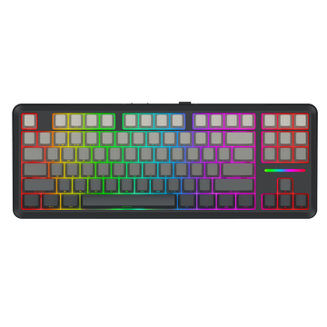 Keyboard Mekanis WILDSLASH K734SP-RGB-PRO Koneksi 3 Mode TKL GASKET Mounted