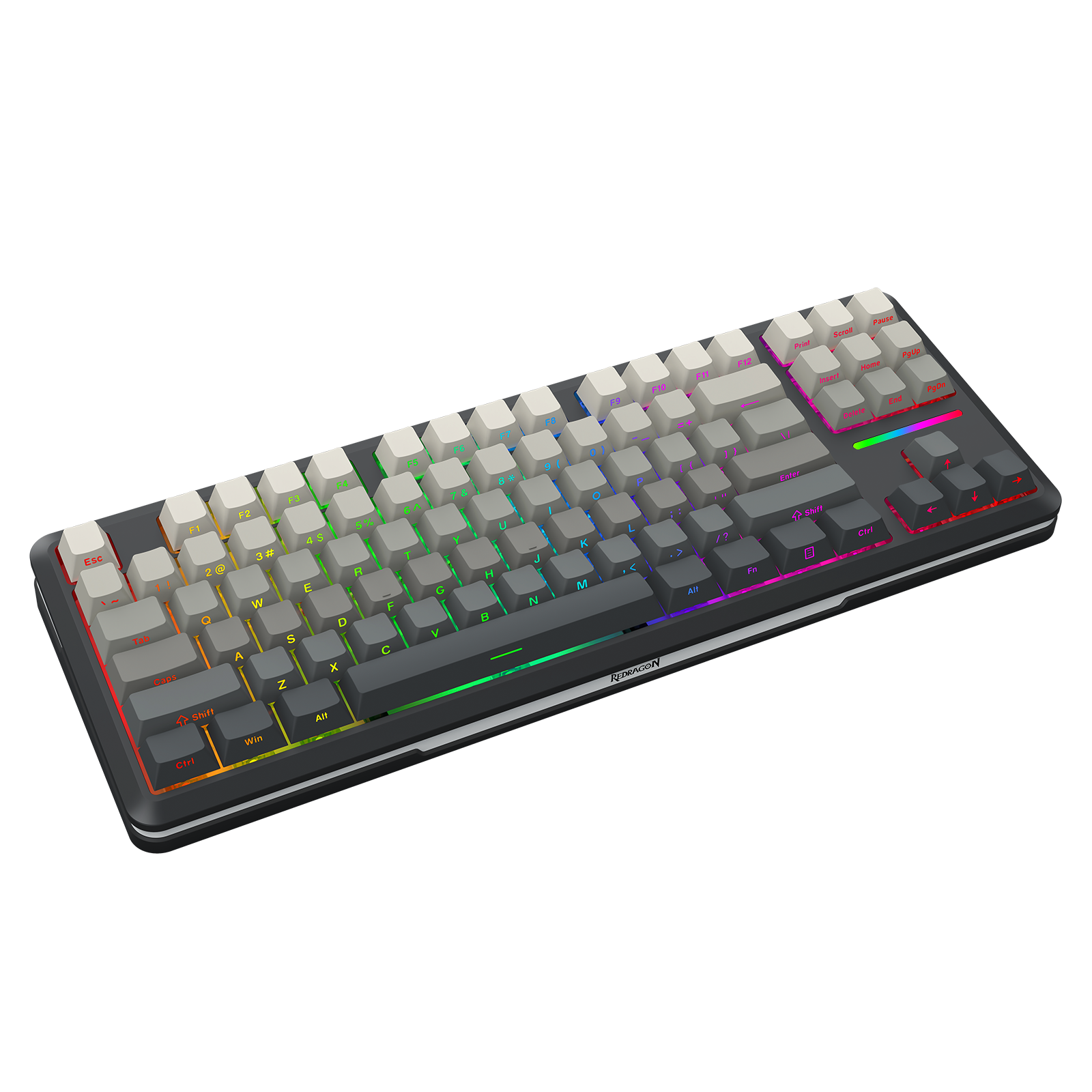 Keyboard Mekanis WILDSLASH K734SP-RGB-PRO Koneksi 3 Mode TKL GASKET Mounted