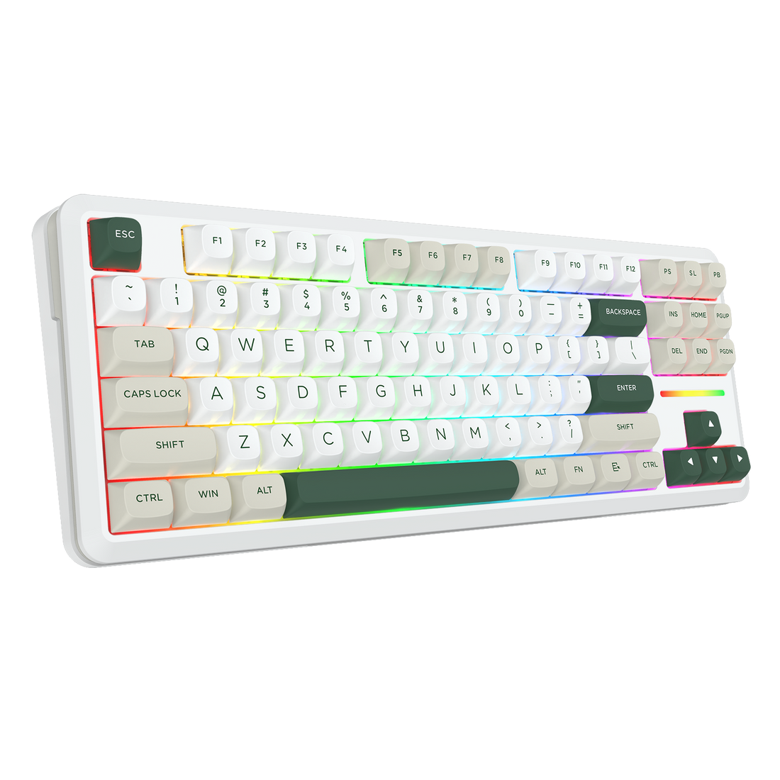 WILDSLASH K734WCG-RGB-PRO 3 Modes Connection TKL Mechanical Gaming Keyboard