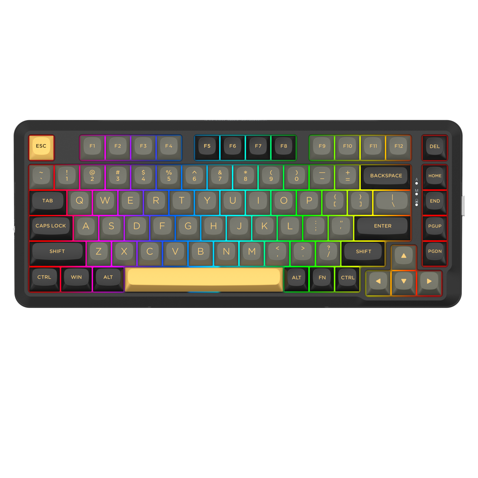 BARRICADE K738-RGB-PRO 3 Modes Connections GASKET Mounted  Mechanical Keyboard