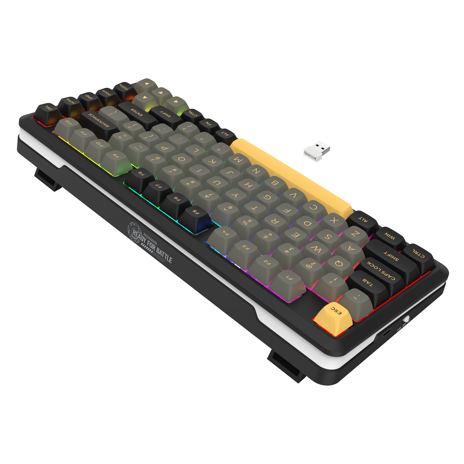 BARRICADE K738-RGB-PRO 3 Modes Connections GASKET Mounted  Mechanical Keyboard