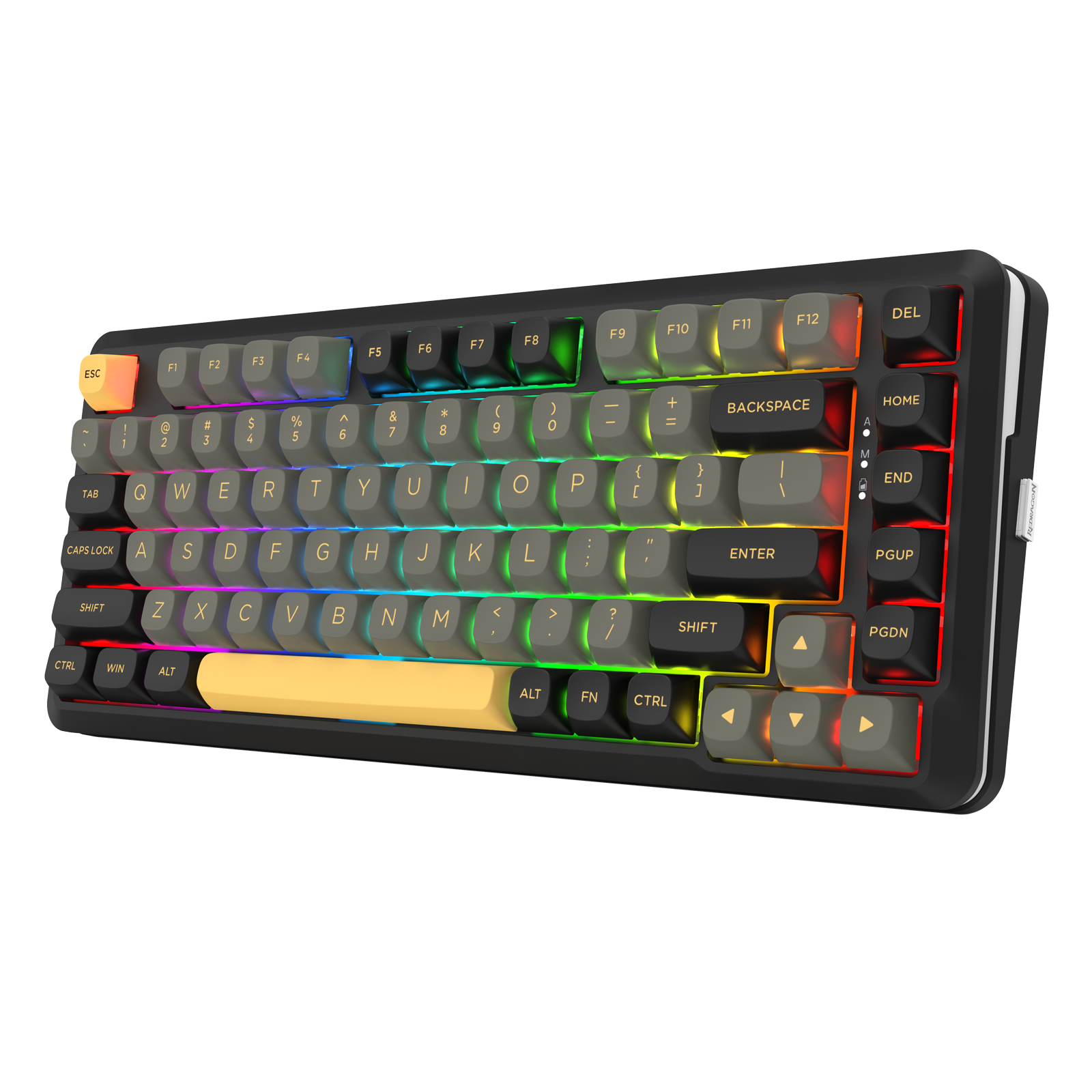 BARRICADE K738-RGB-PRO 3 Modes Connections GASKET Mounted  Mechanical Keyboard