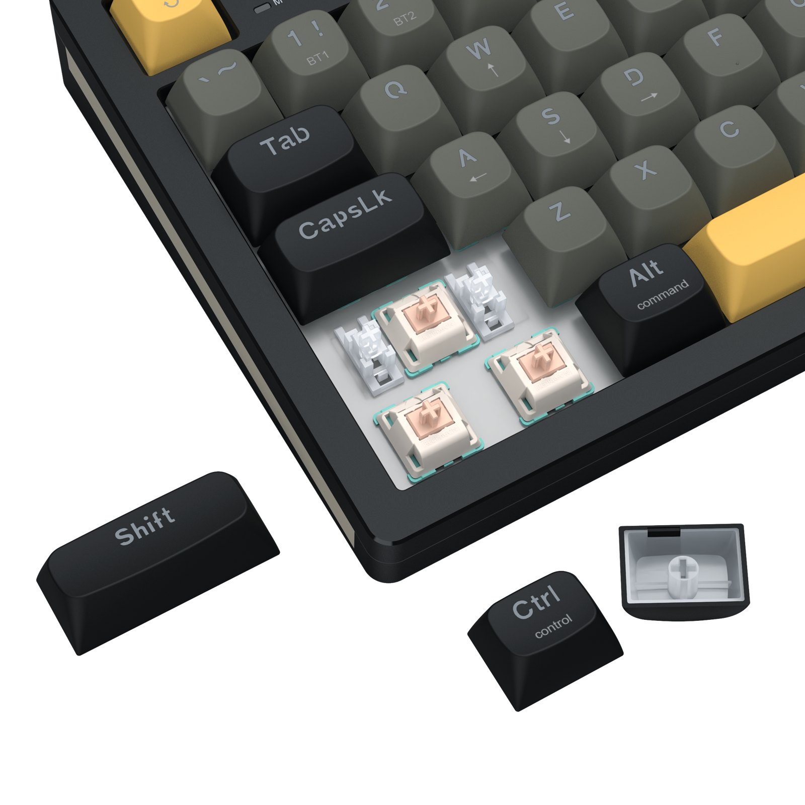 K756GBY-RGB-PRO 100+1 Keyboard mekanis Gasket Aluminium
