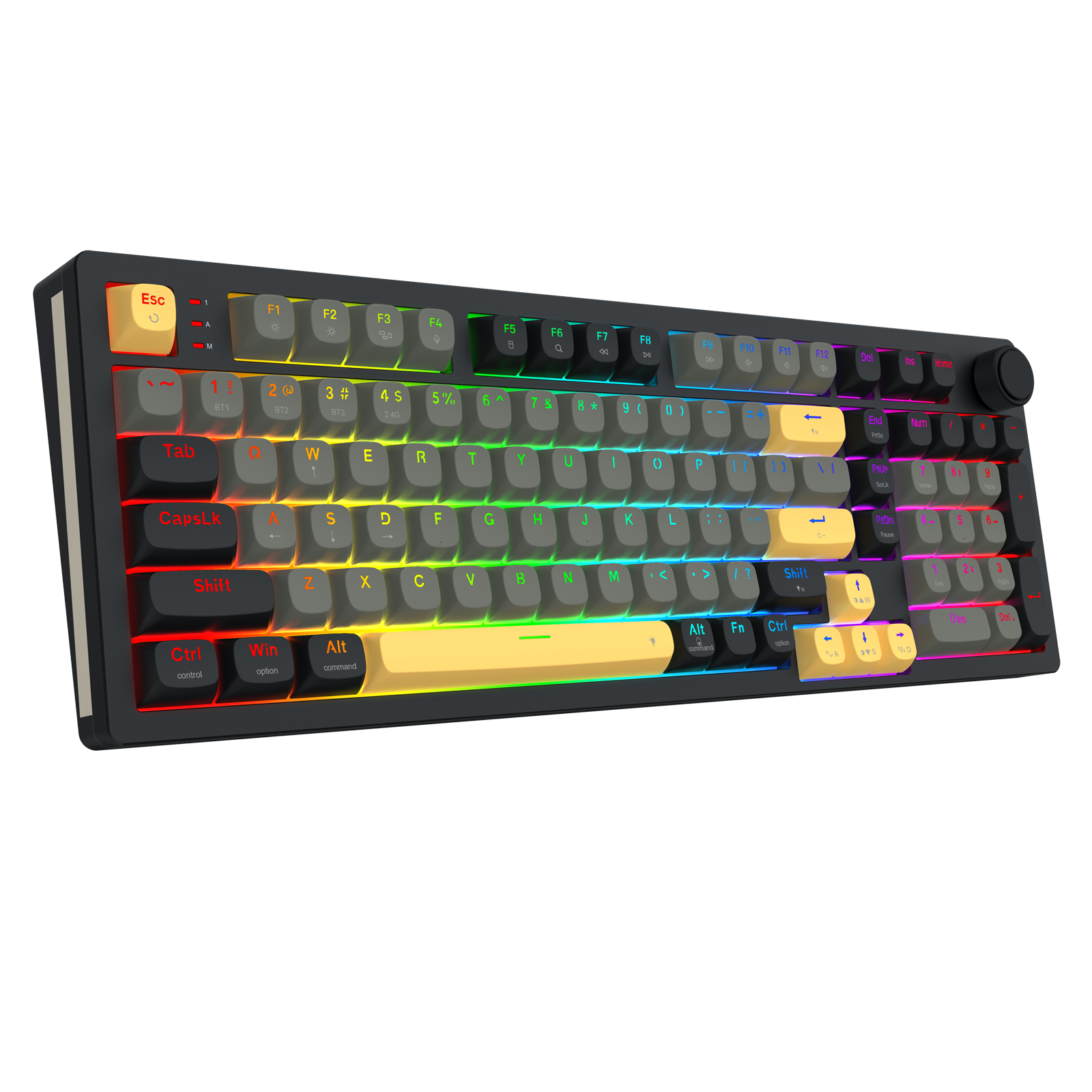 K756GBY-RGB-PRO 100+1 Keyboard mekanis Gasket Aluminium