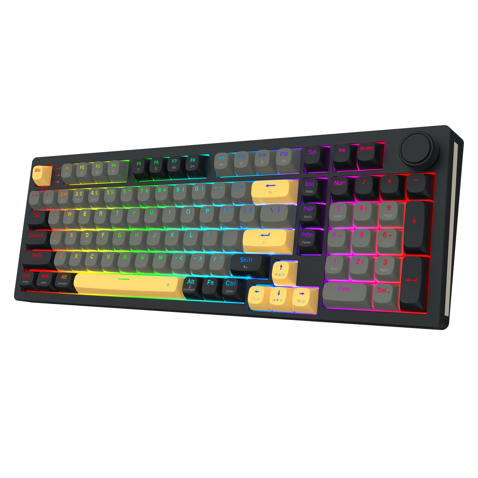 K756GBY-RGB-PRO 100+1 Keyboard mekanis Gasket Aluminium