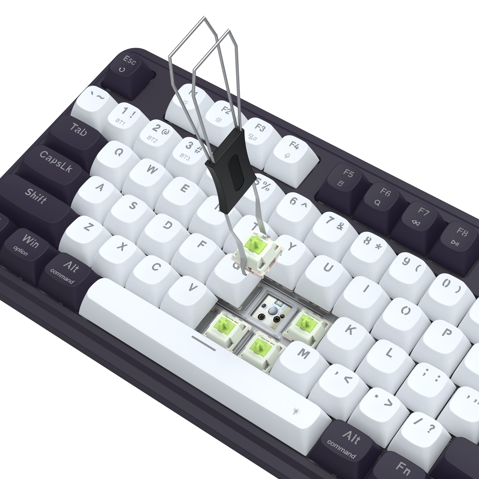 Redragon K762WB-RGB-PRO 3-Mode 104 Keyboard Mekanikal Gasket dengan Layar LCD