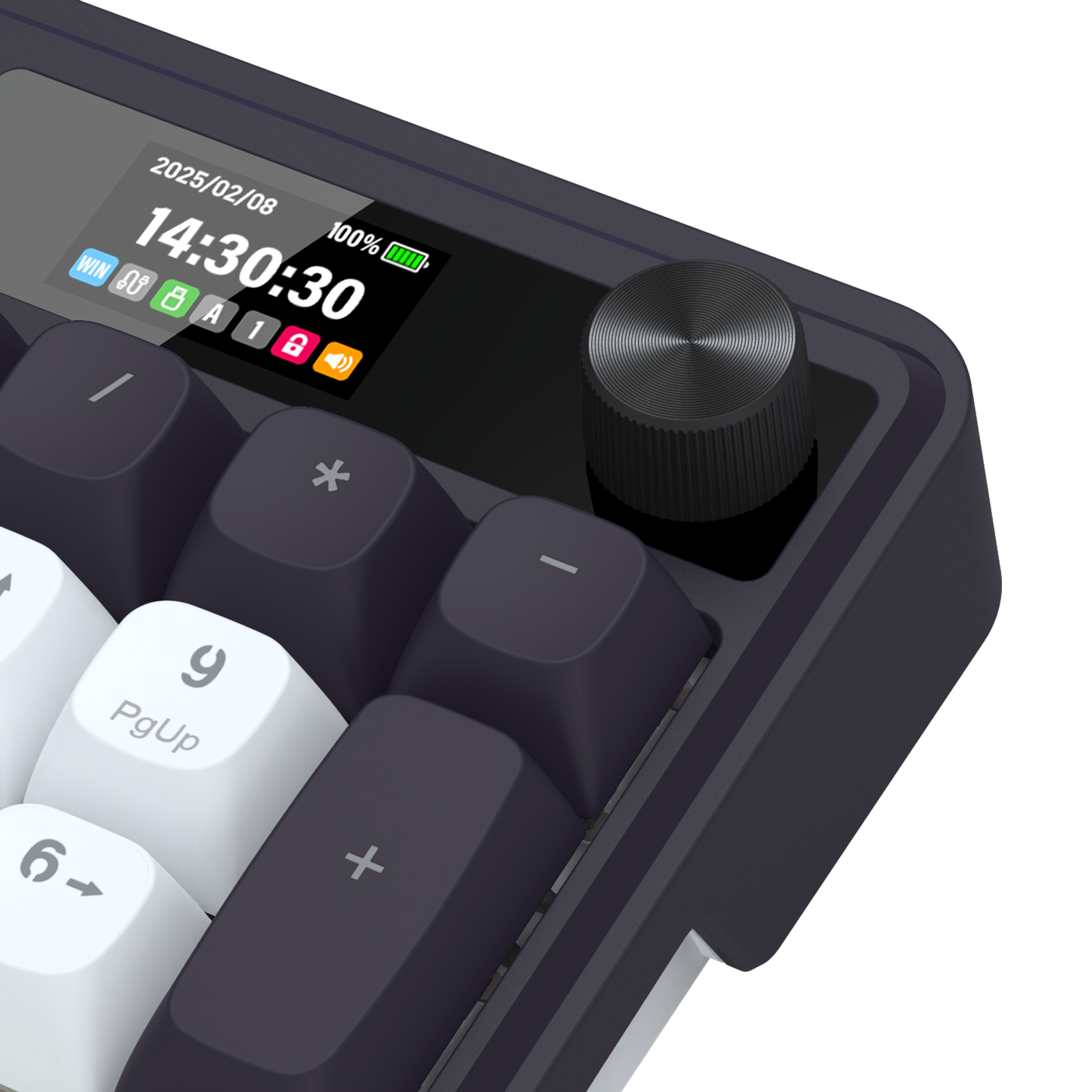 Redragon K762WB-RGB-PRO 3-Mode 104 Keyboard Mekanikal Gasket dengan Layar LCD