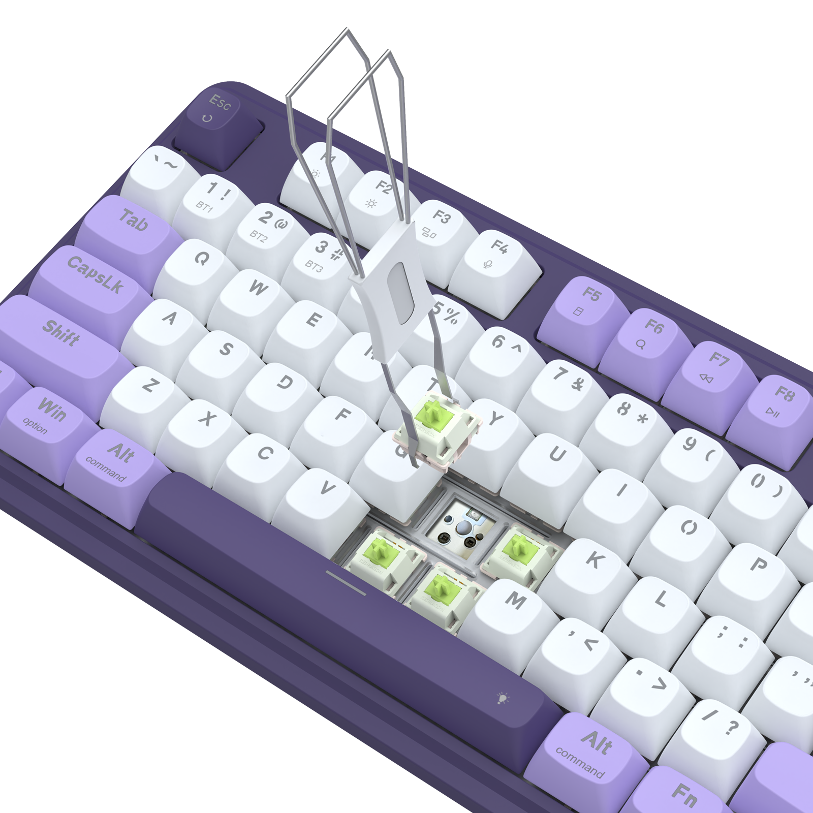 Redragon K762WP-RGB-PRO 3-Mode Keyboard Mekanik Gasket 104 Tombol dengan Layar LCD