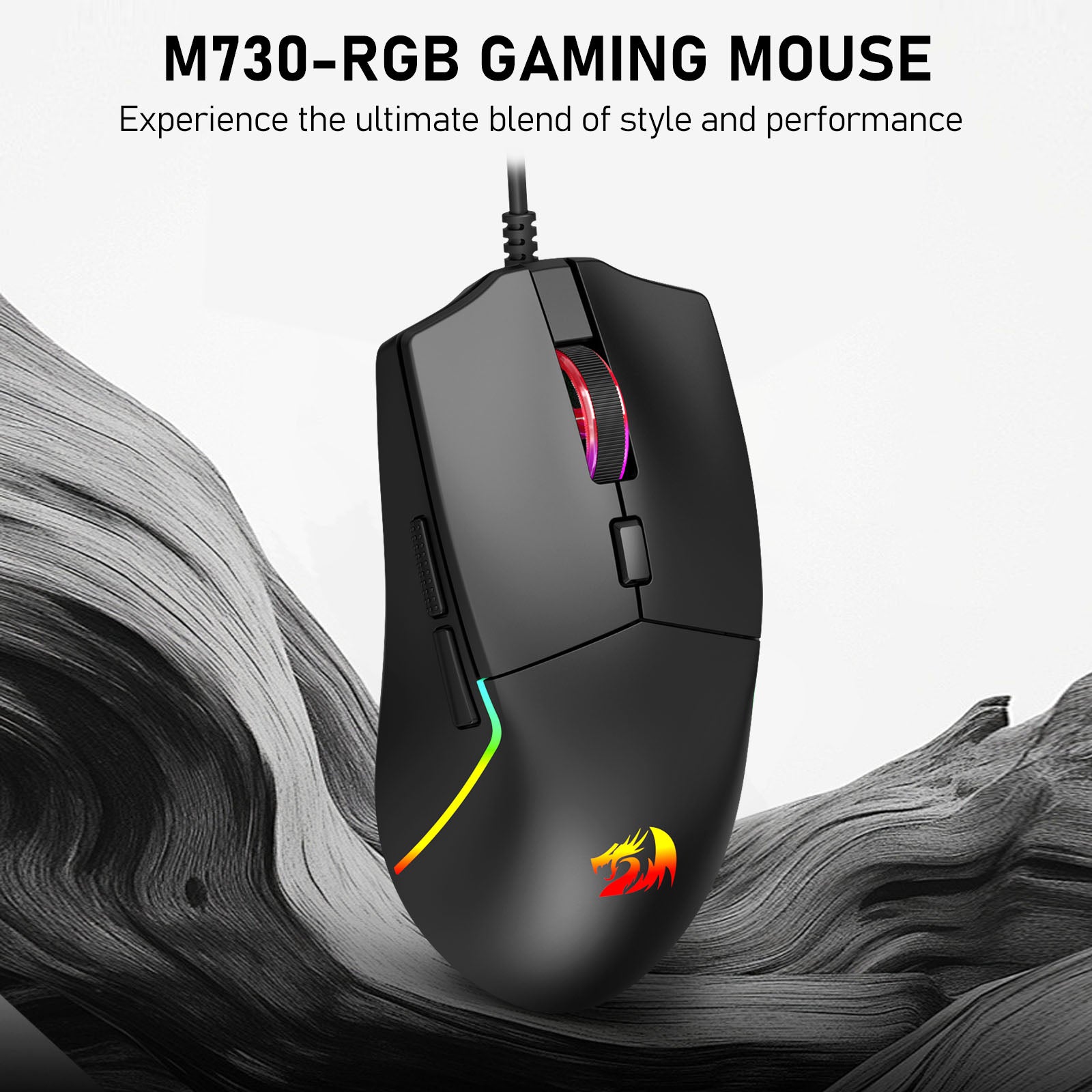 M730-RGB Tetikus Gaming Koneksi Kabel
