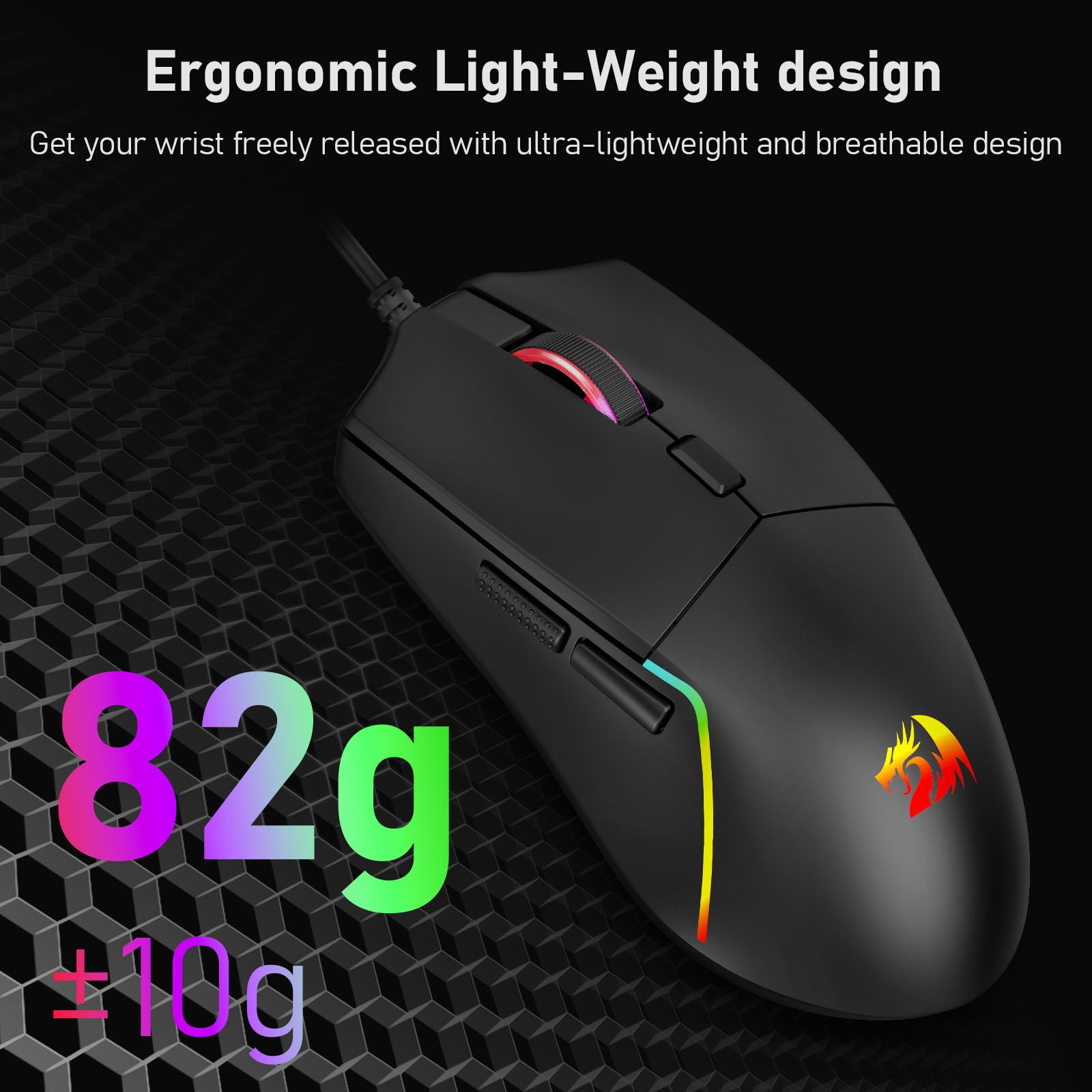 M730-RGB Tetikus Gaming Koneksi Kabel