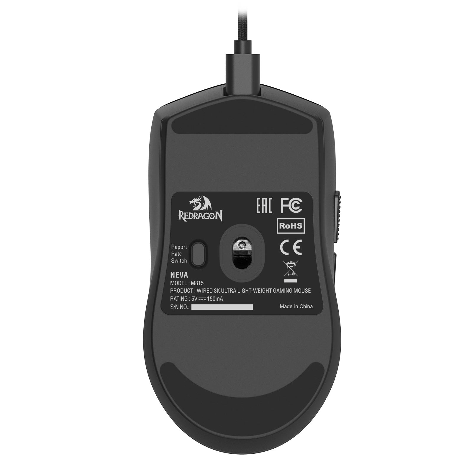 REDRAGON NEVA M815 8K Report Rate Light-weight Wired Gaming Mouse